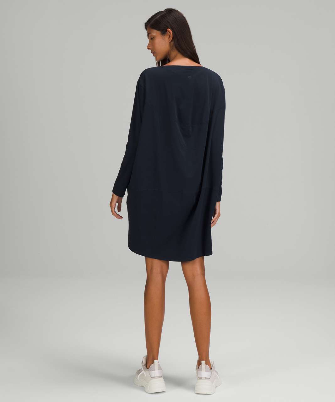 Lululemon Back in Action Long Sleeve Dress - True Navy