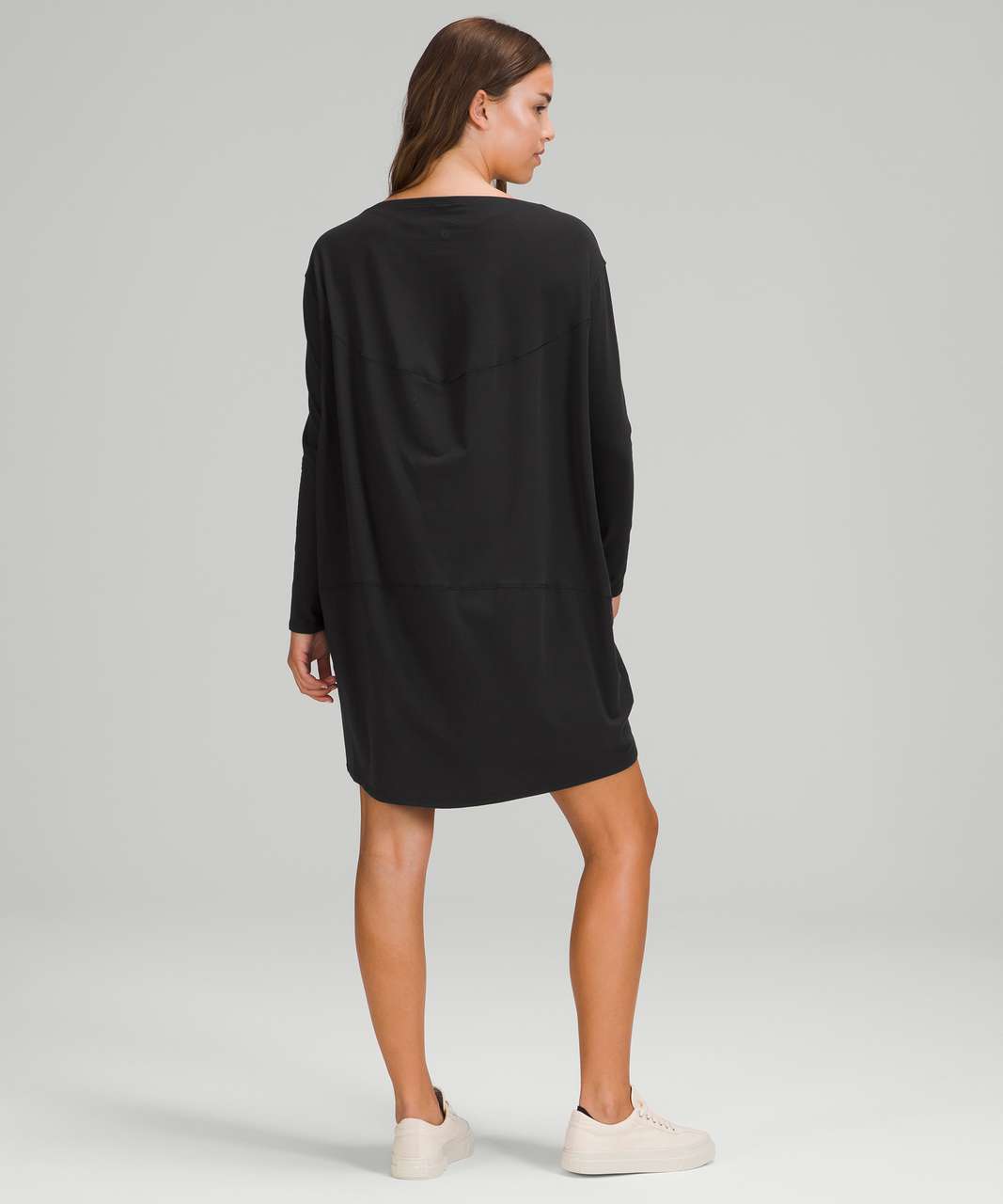 Lululemon Back in Action Long Sleeve Dress - Black