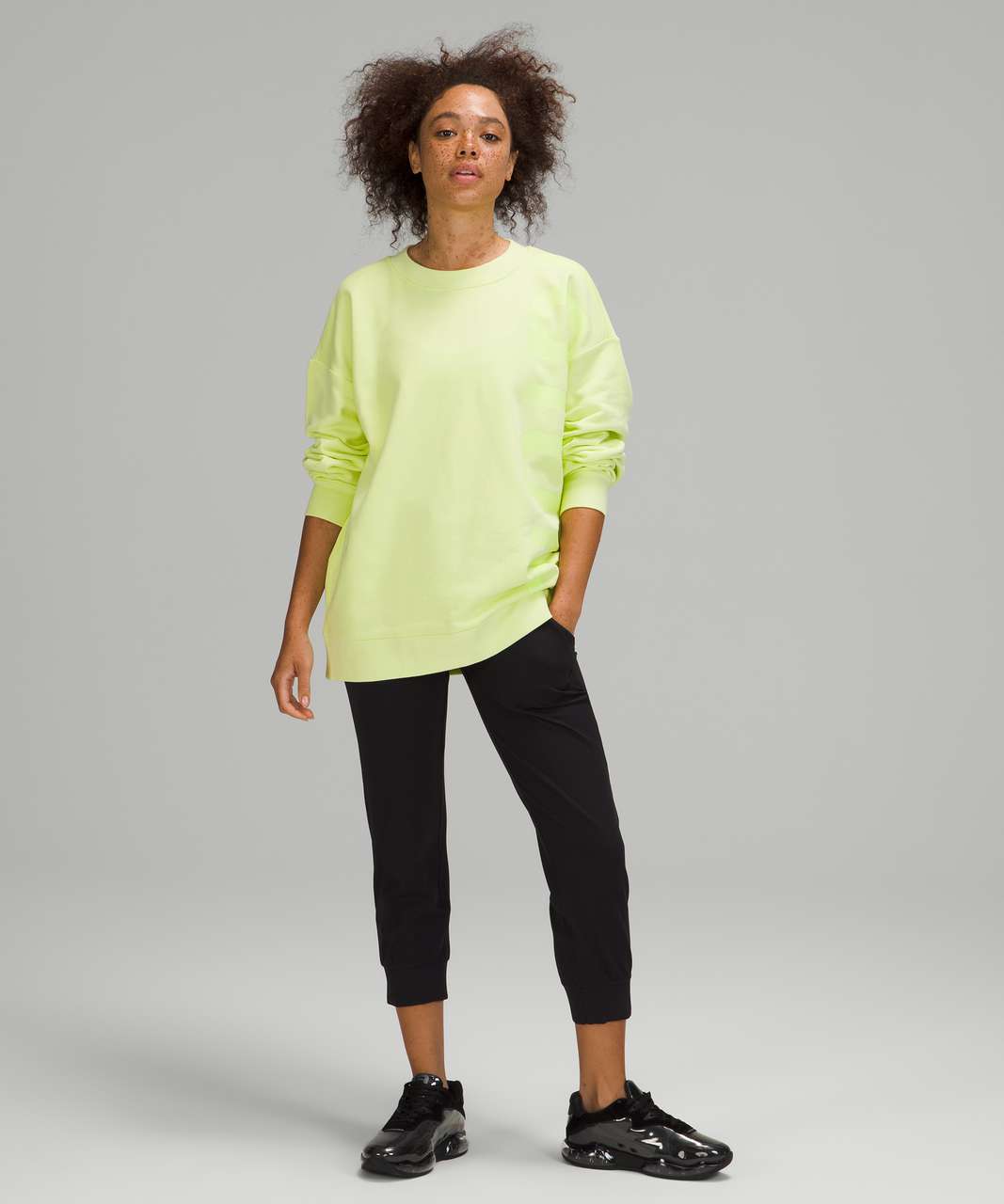 Lululemon Perfectly Oversized Crew *logo - Green