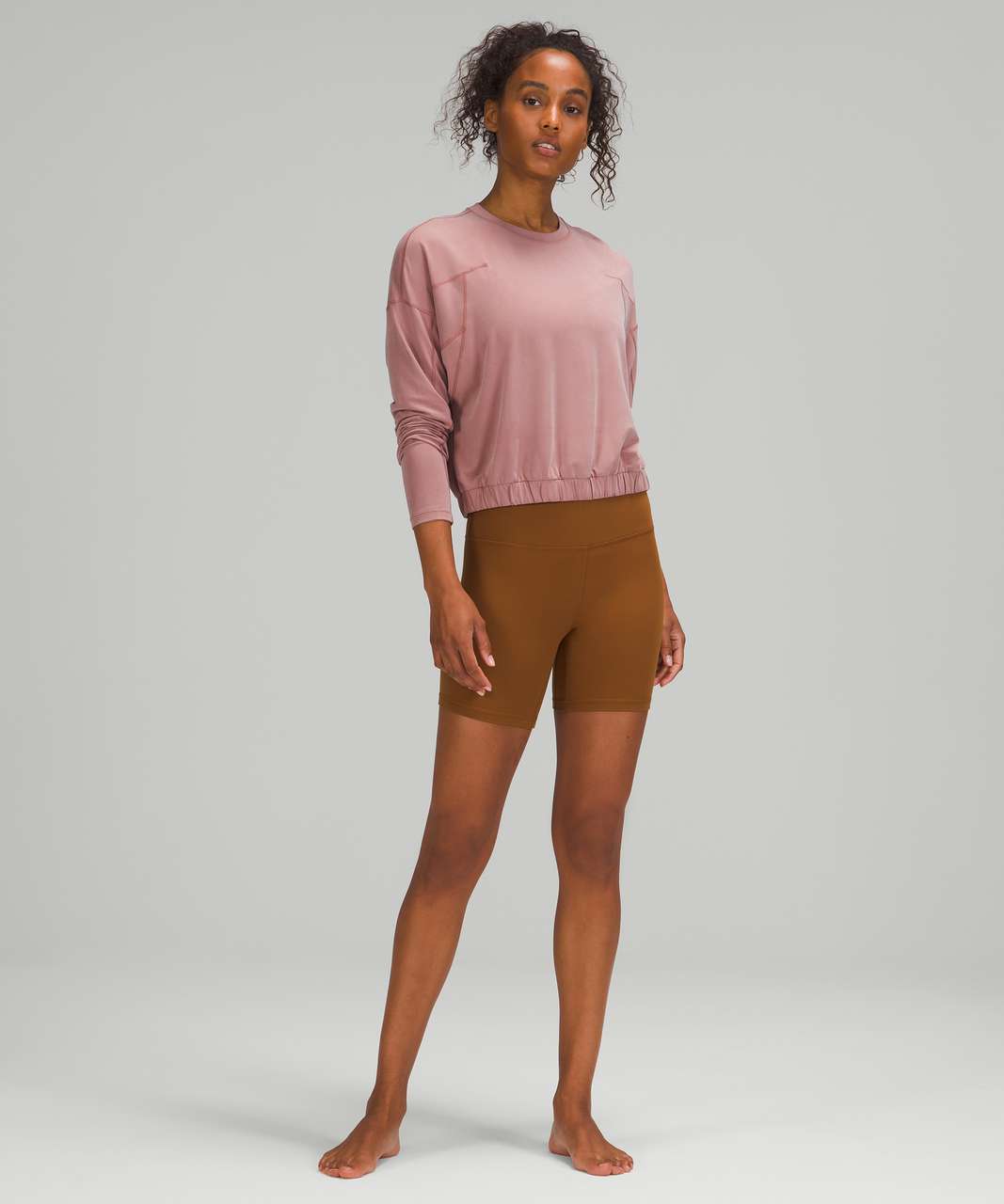 Lululemon Dropped Shoulder Long Sleeve - Spiced Chai