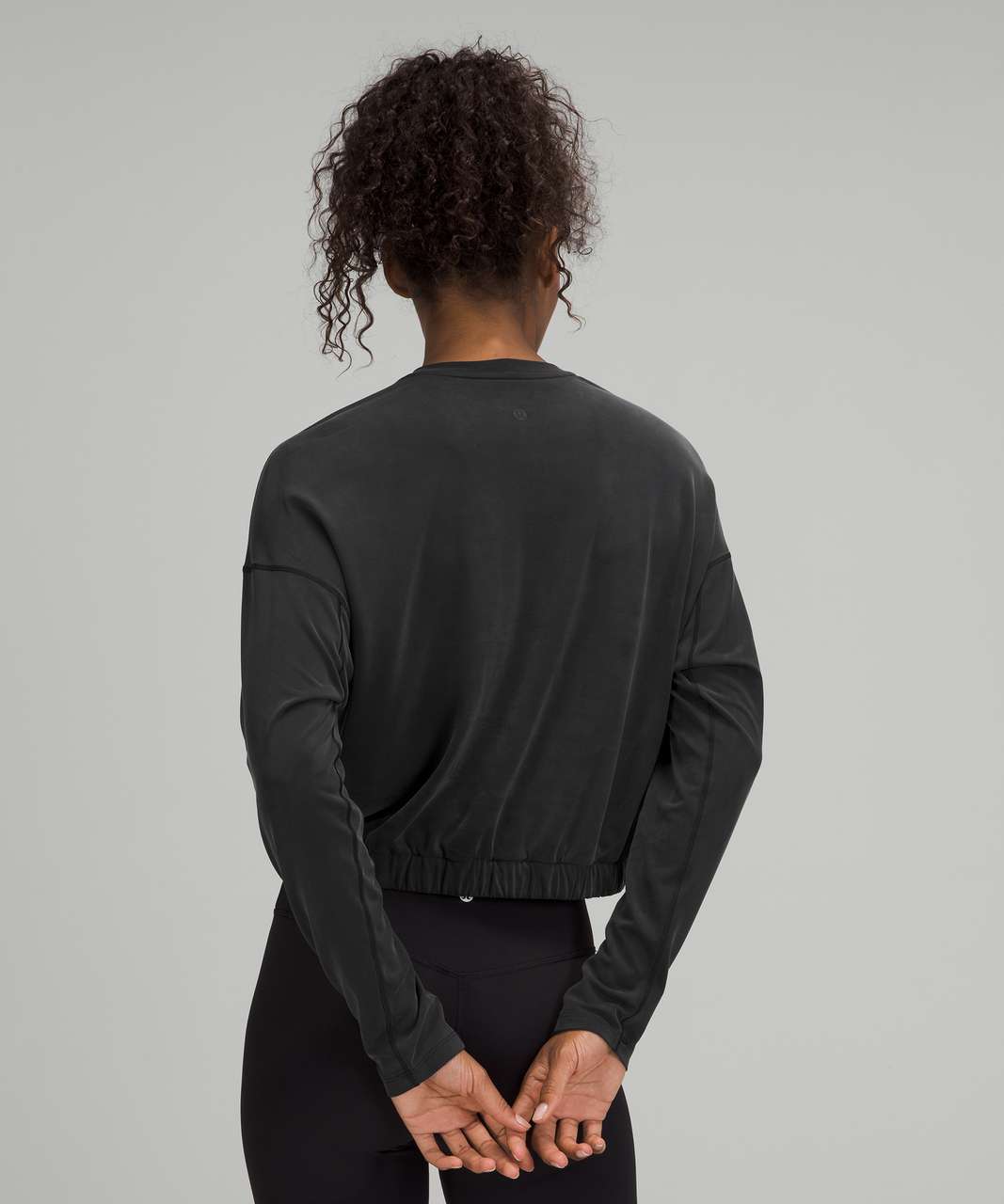 Lululemon Dropped Shoulder Long Sleeve - Black