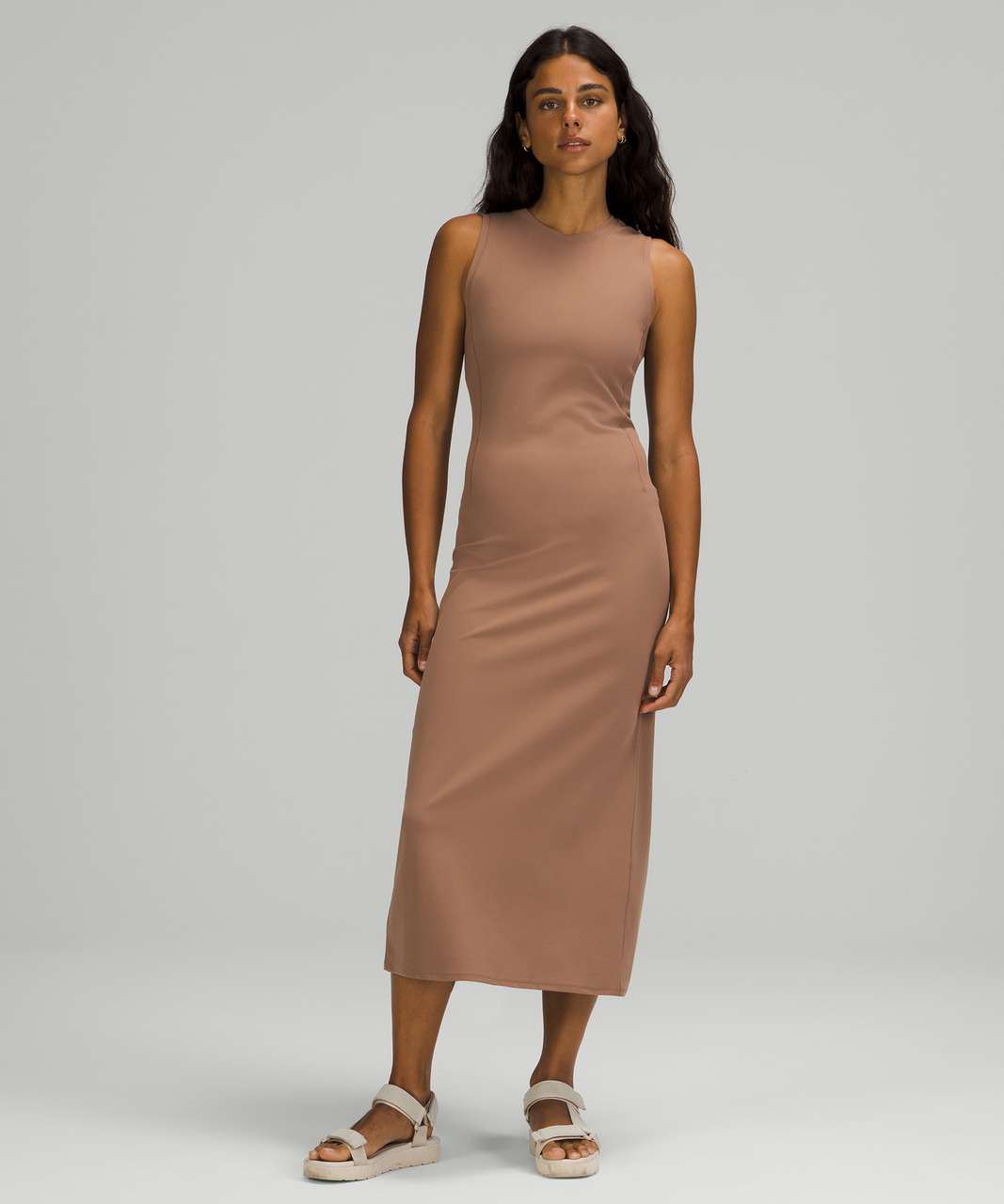 Lululemon All Aligned Midi Dress - Cacao