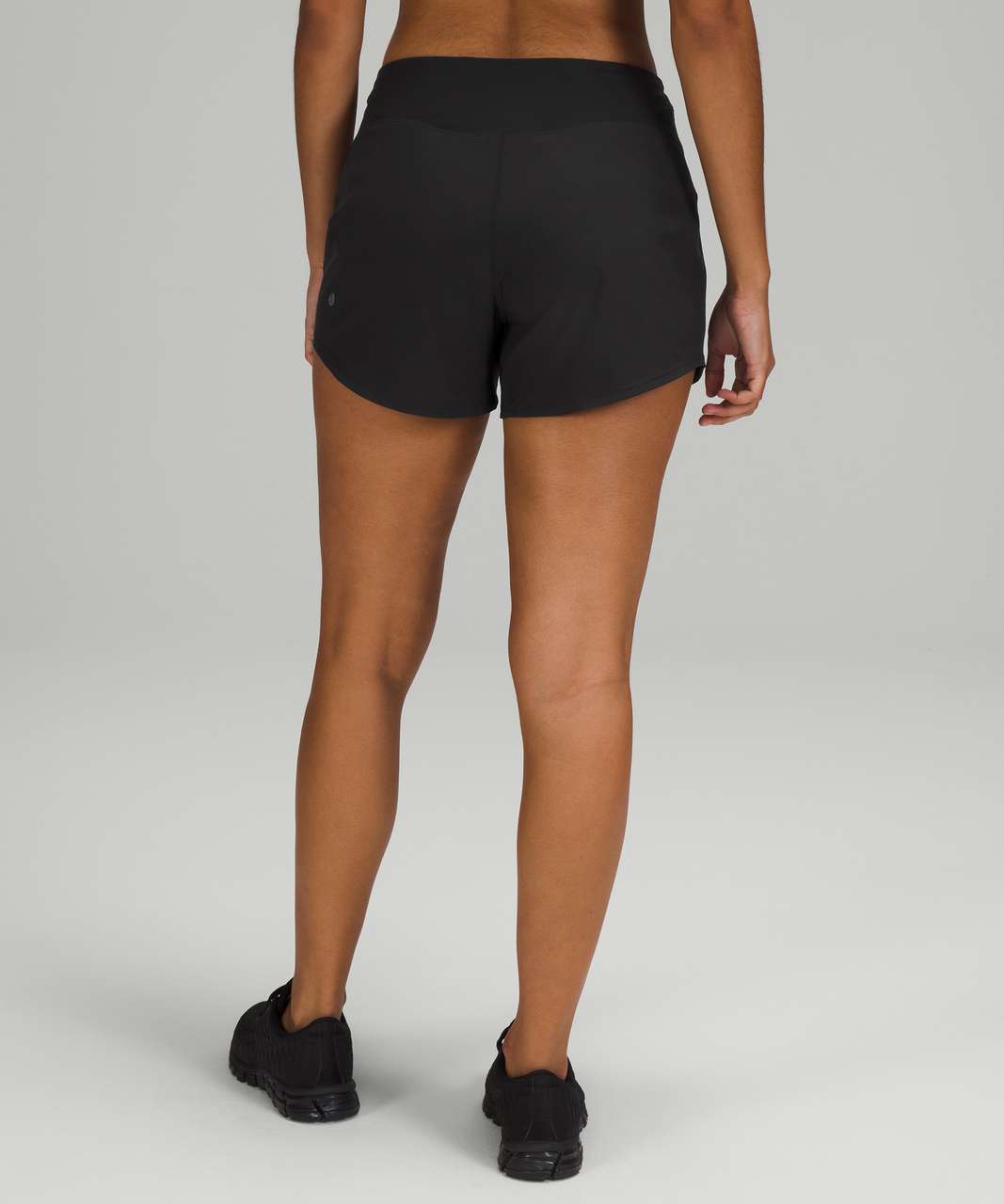 Lululemon Run Off Route High Rise Short 4 - Black - lulu fanatics