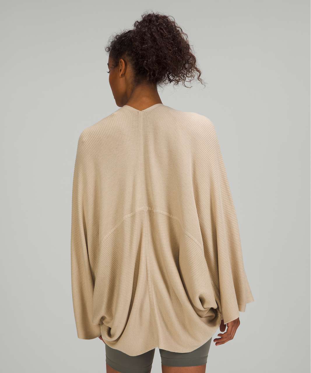 Lululemon Cashlu Knit Textured Wrap - Trench