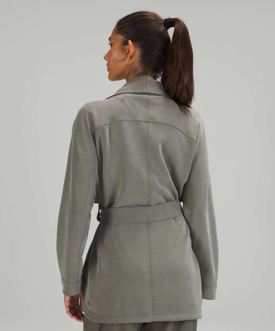 Lululemon Softstreme Belted Wrap - Grey Sage