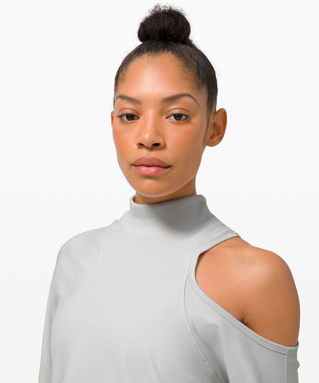 Lululemon LA Asymmetrical-Cut-Out Crew - Vapor