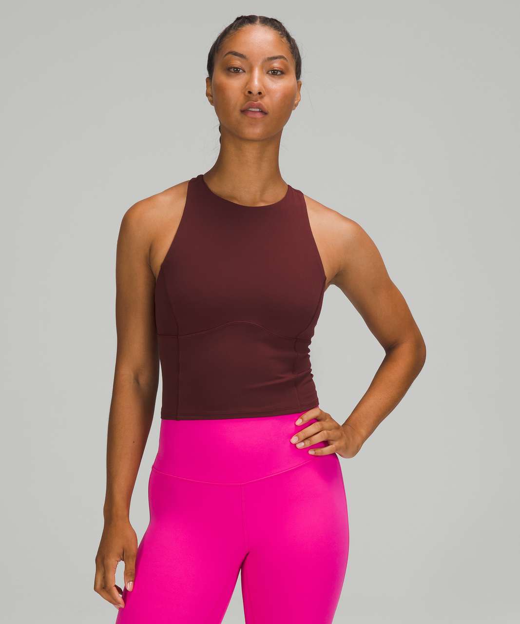 Lululemon Key to Balance Tank Top - Red Merlot - lulu fanatics