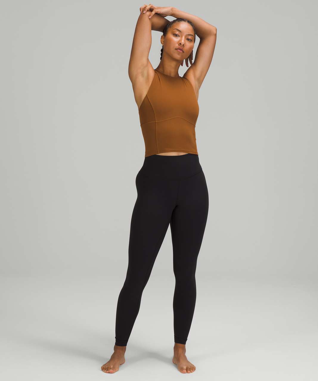 Lululemon Key to Balance Tank Top - Copper Brown - lulu fanatics