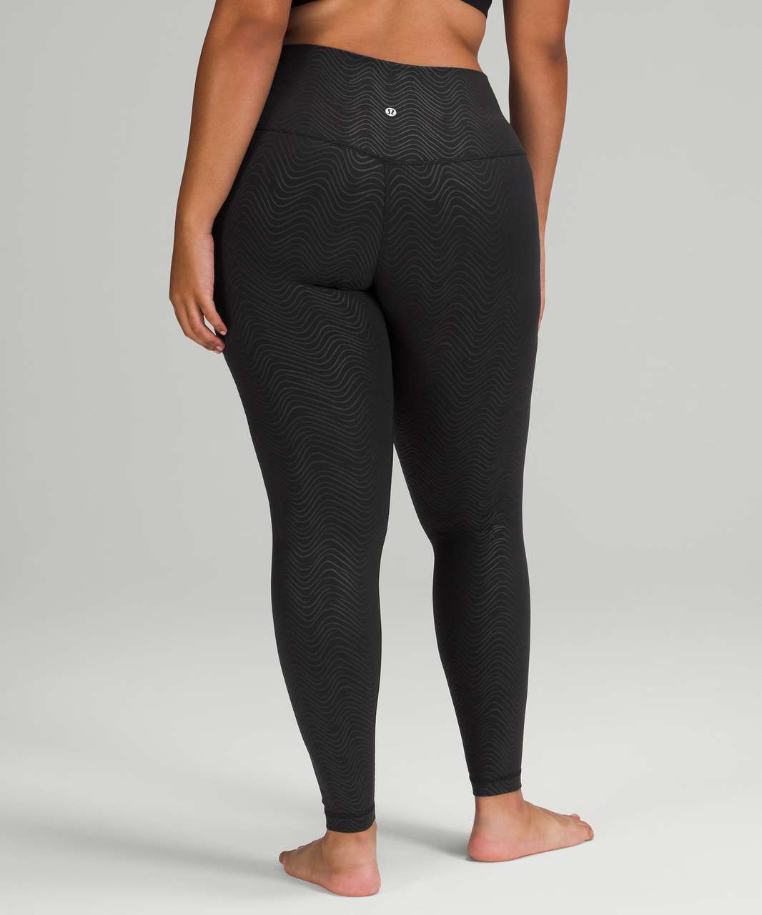 Lululemon Align High-Rise Pant 28 - Aqueous Emboss Black - lulu