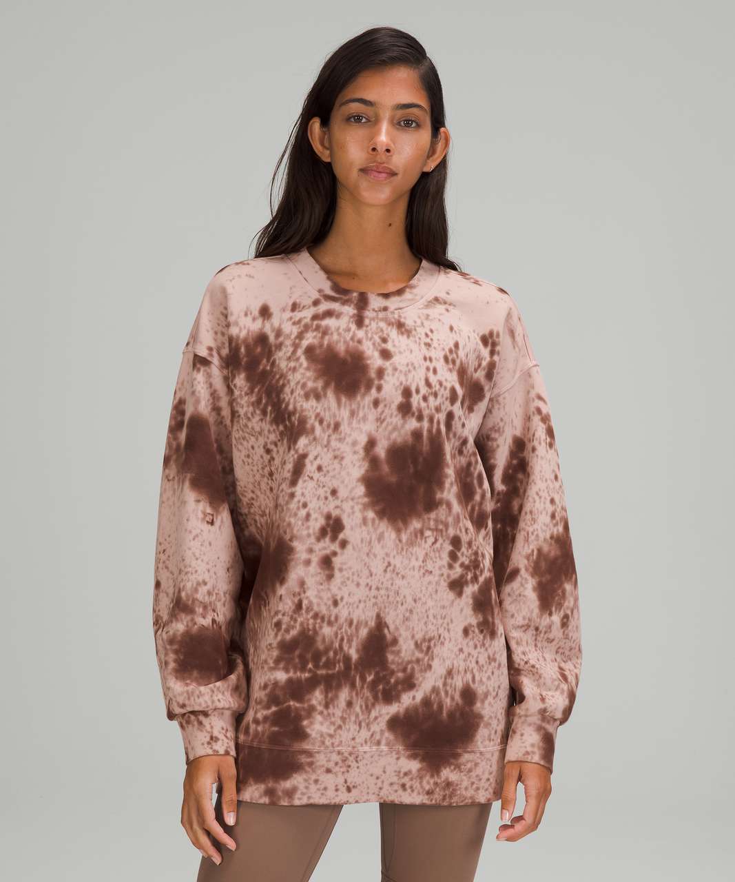 Lululemon Perfectly Oversized Crew - Marble Dye Silky French Press