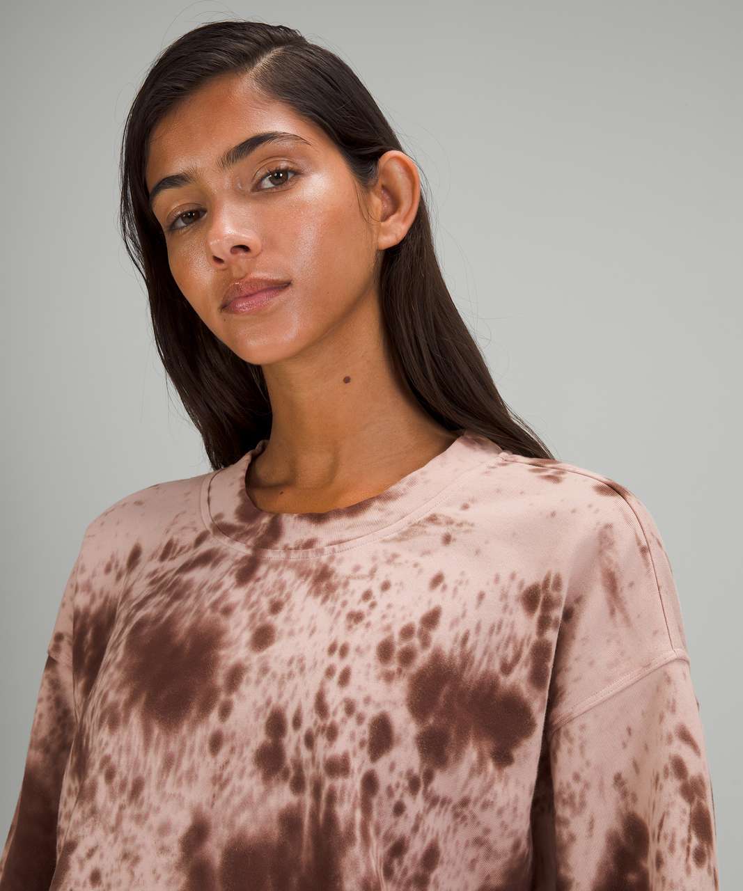 Lululemon Perfectly Oversized Crew - Marble Dye Silky French Press