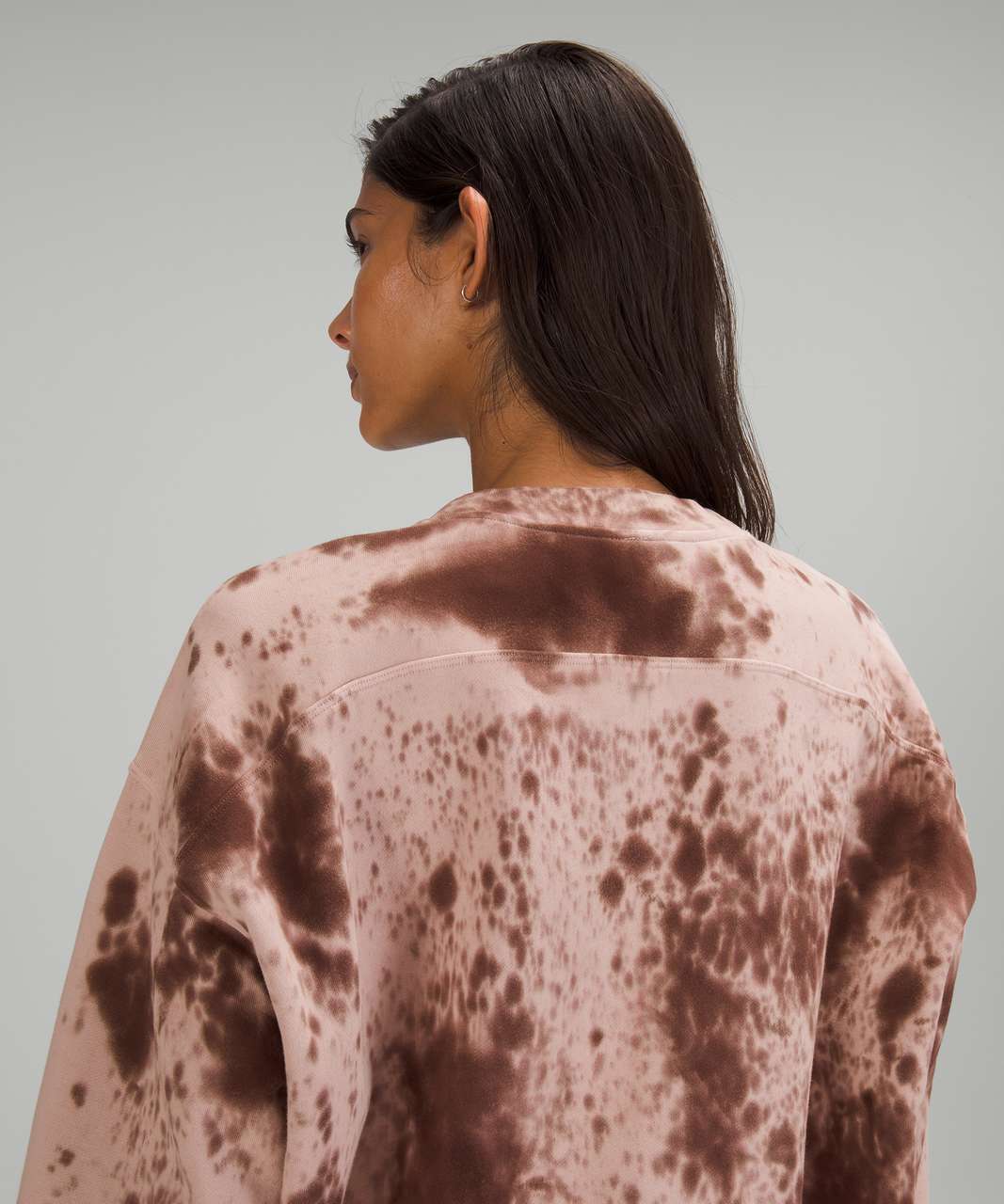 Lululemon Perfectly Oversized Crew - Marble Dye Silky French Press