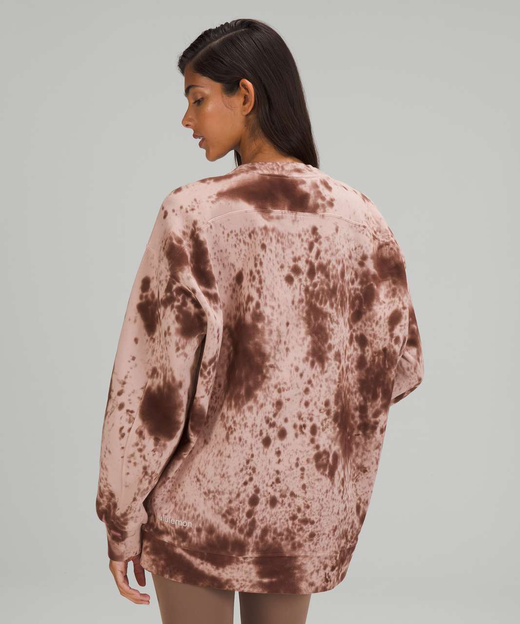 Lululemon Perfectly Oversized Crew - Marble Dye Silky French Press