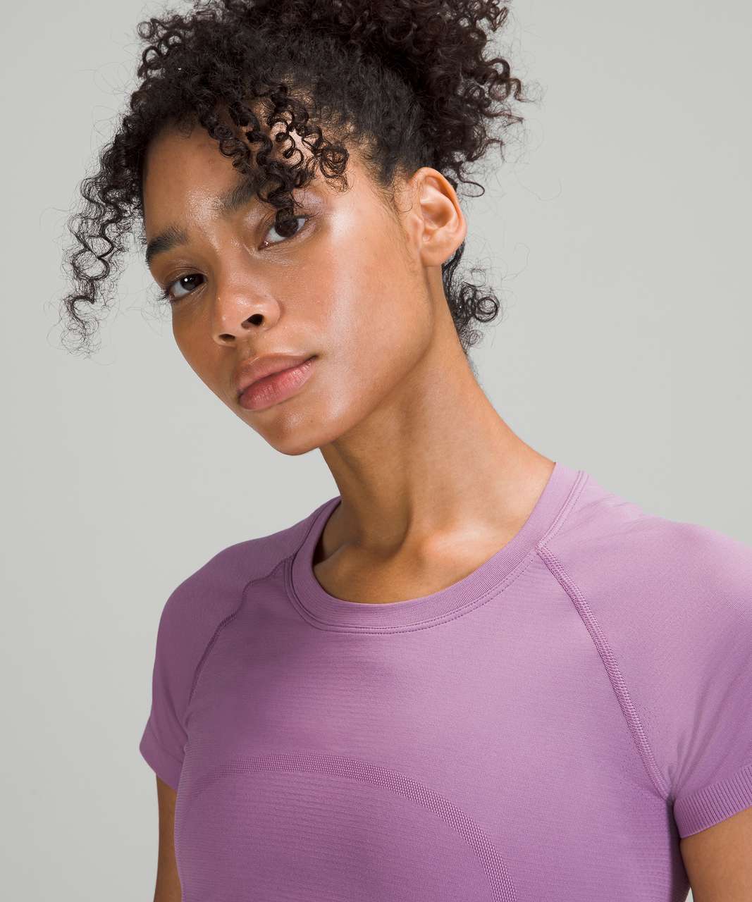 Buy Lululemon Swiftly Breathe Short Sleeve Shirt *squad - Wisteria Purple/wisteria  Purple At 27% Off