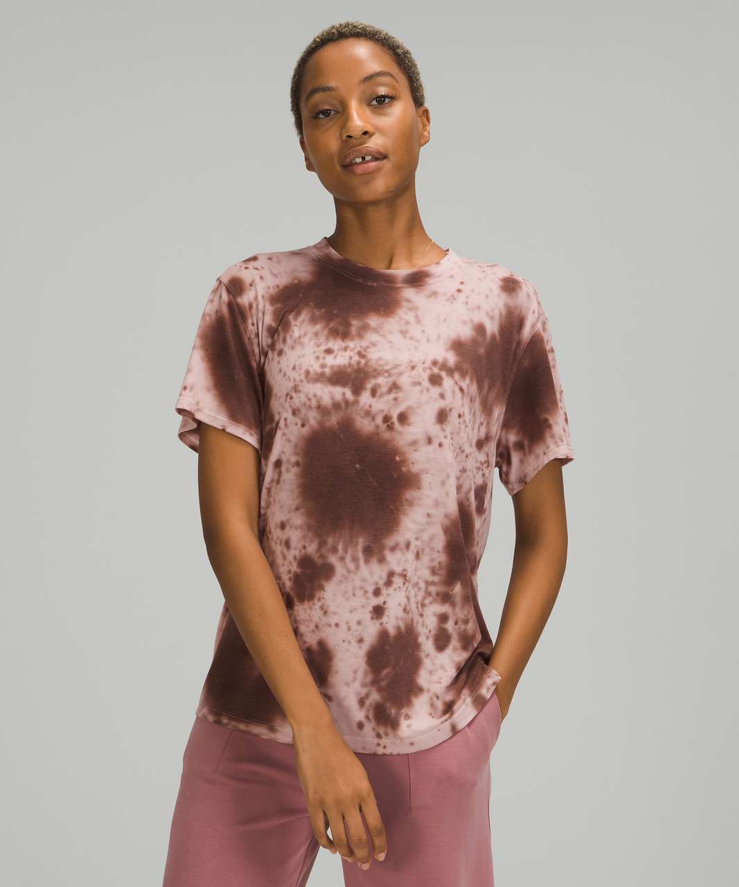 Lululemon All Yours Tee - Marble Dye Silky French Press - lulu