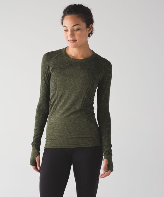 Lululemon Swiftly Tech Long Sleeve Crew - Heathered Tender Violet ...