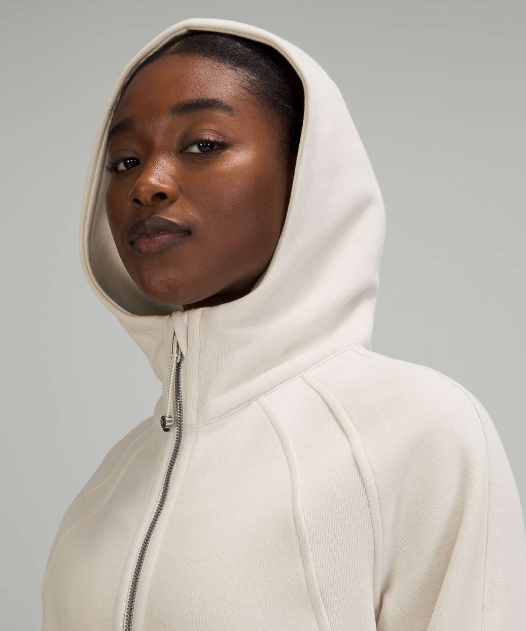 Lululemon Scuba Oversized Full Zip - White Opal - lulu fanatics