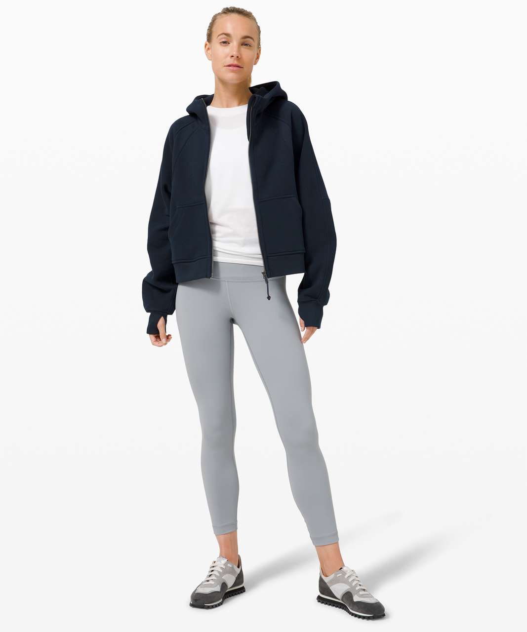 Lululemon Scuba Oversized Full Zip - True Navy - lulu fanatics