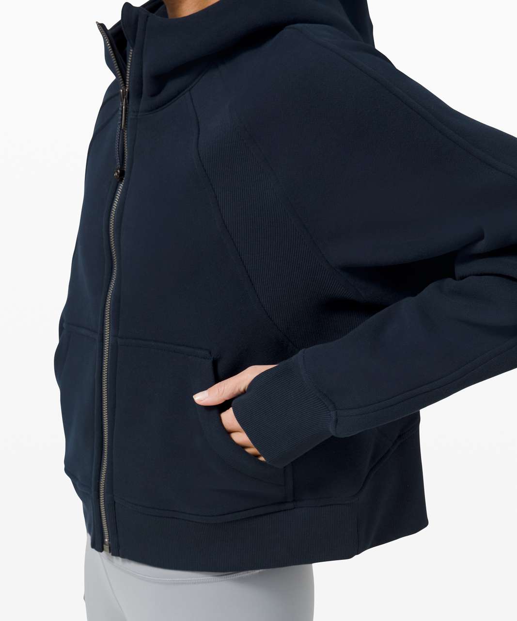 true navy aligns and sheer blue oversized hoodie also my fleece 2L belt bag  : r/lululemon