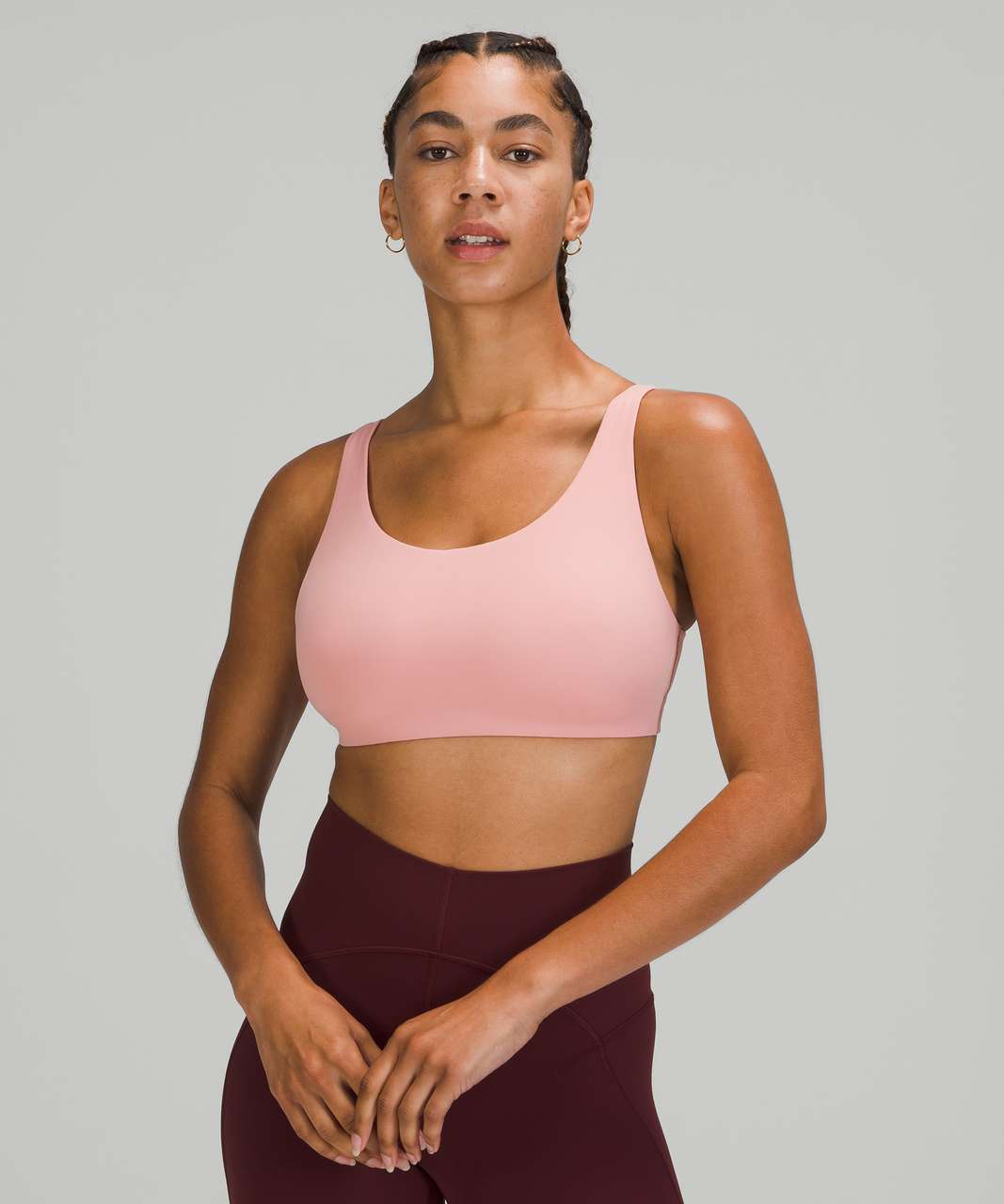 Lululemon In Alignment Straight Strap Bra *Light Support, C/D Cups - Pink Puff