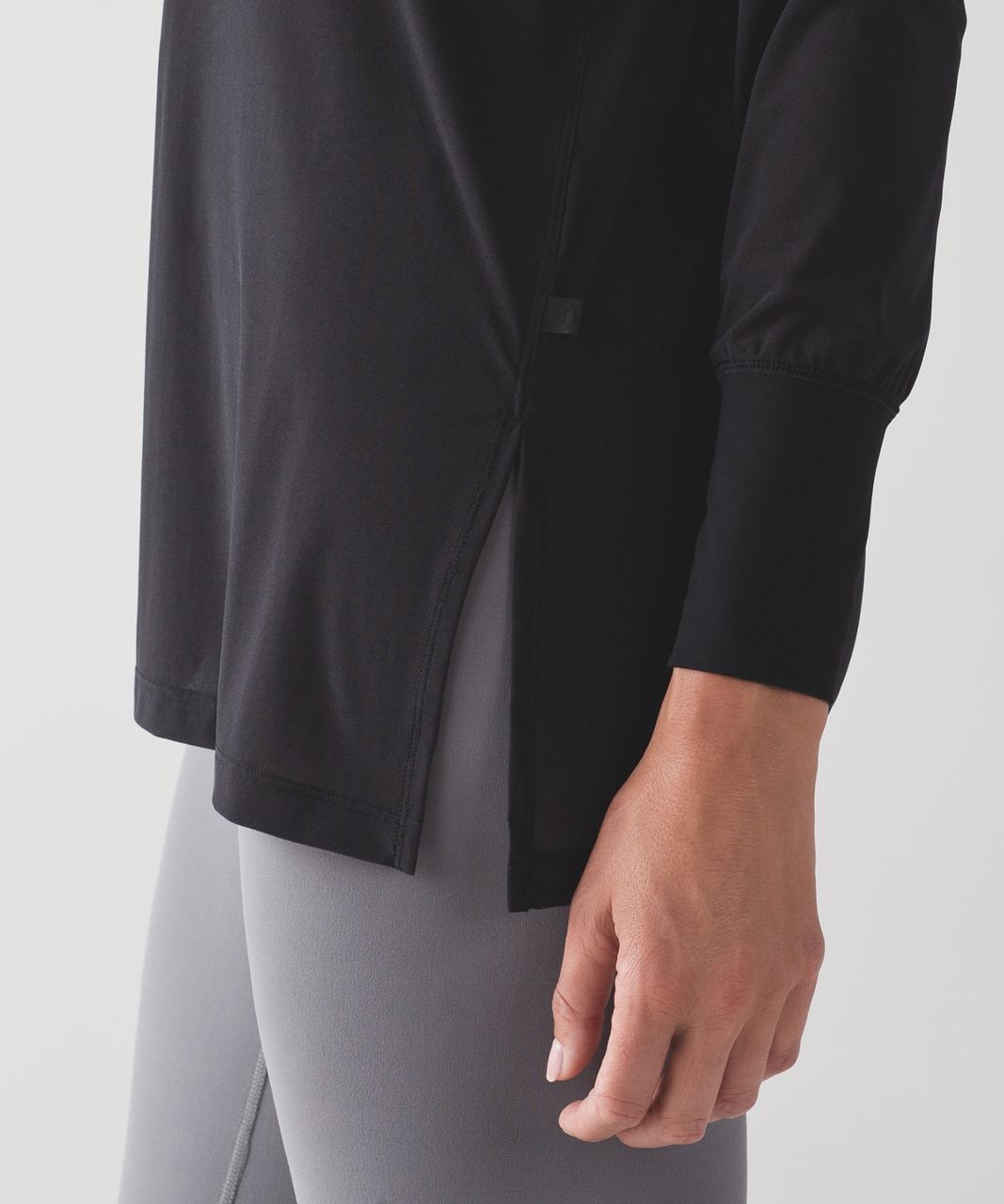 Lululemon Get Low Long Sleeve - Black - lulu fanatics