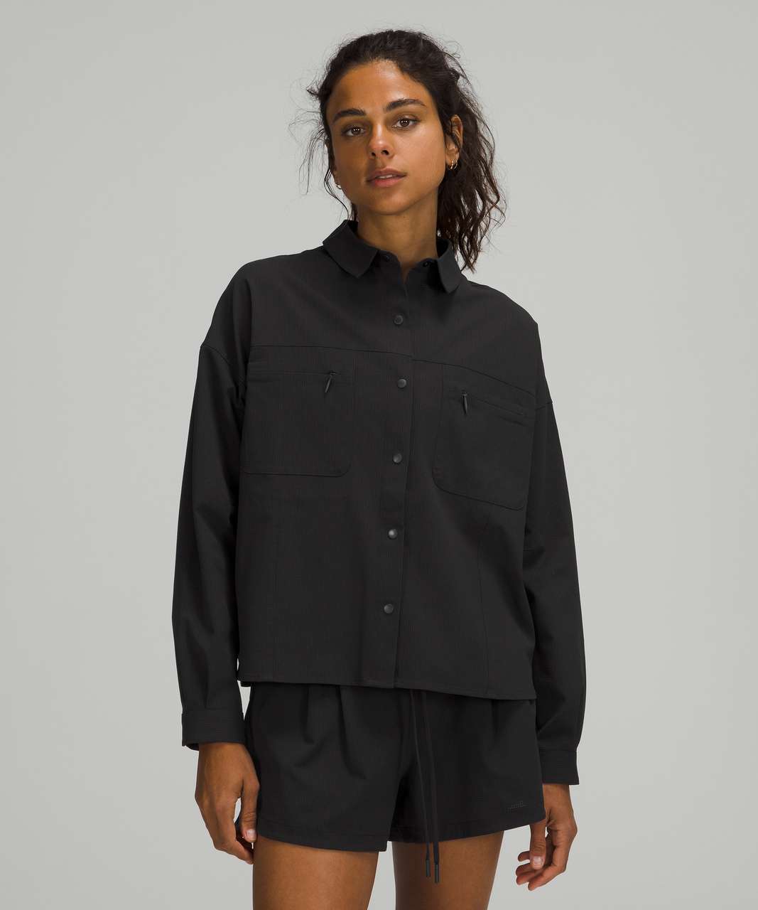 Lululemon Ventlight Button-Up Shirt - Black