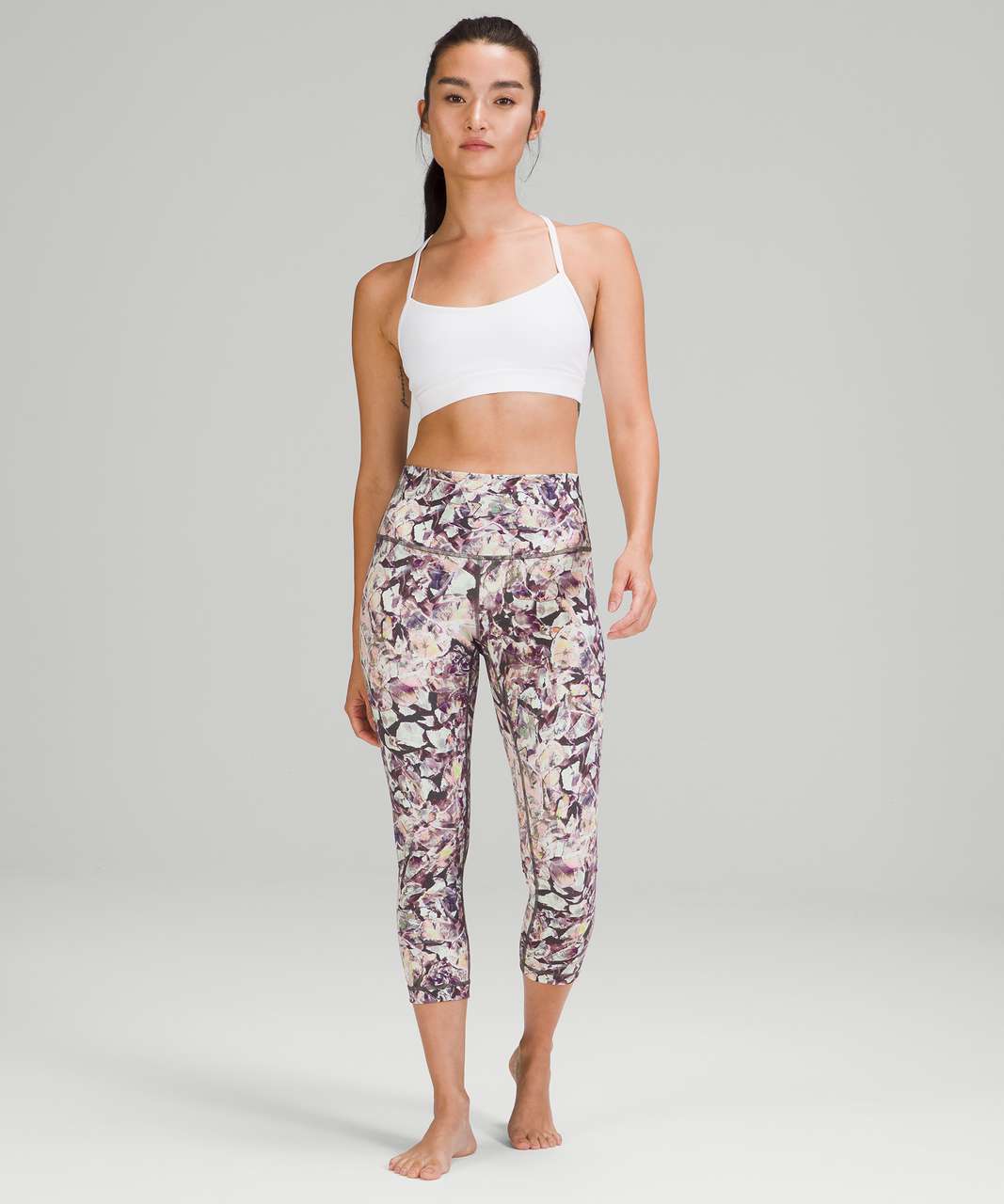 Lululemon Wunder Under High-Rise Crop 21" *Luxtreme - Terazzo Glaze Multi