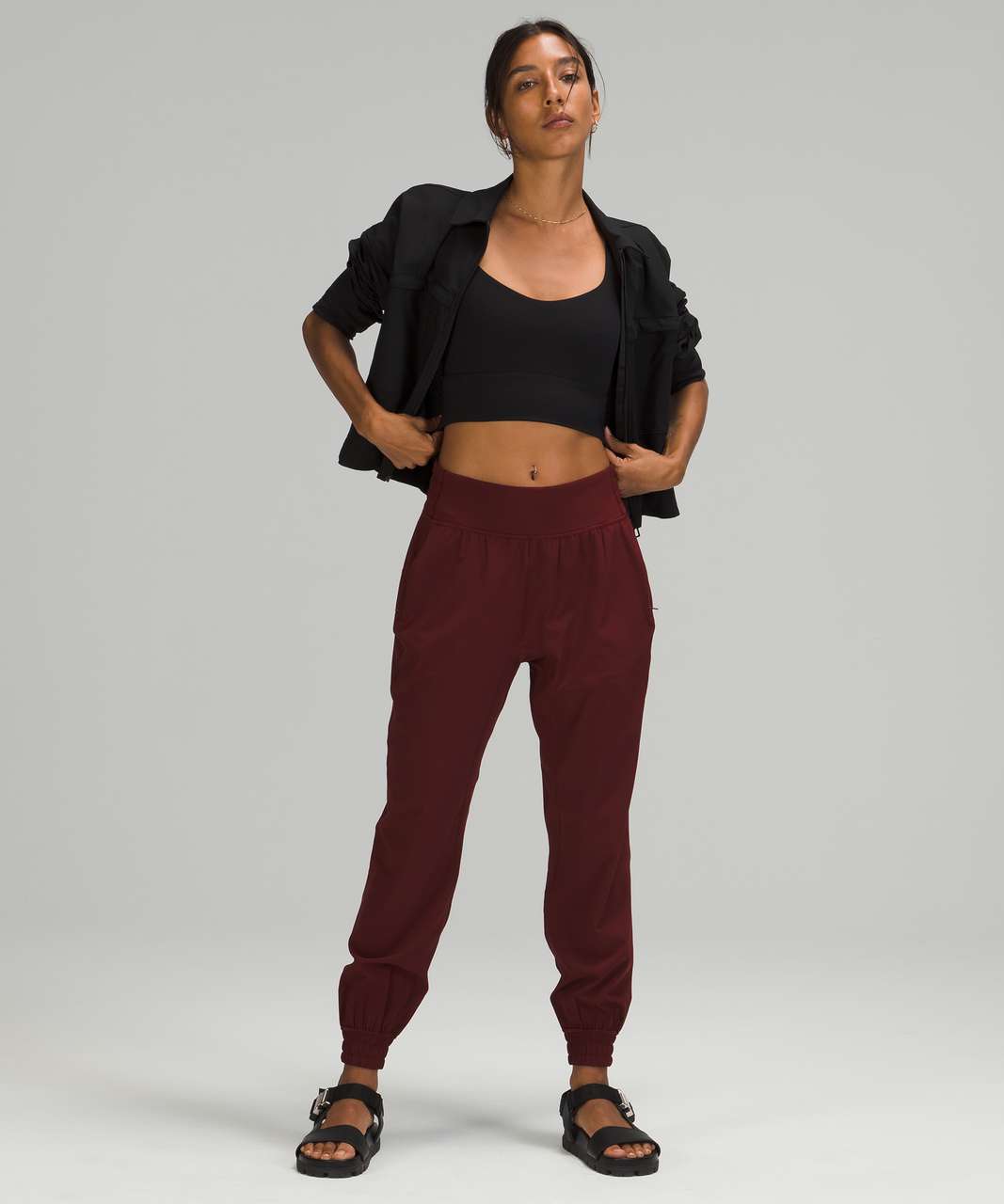 Lululemon Sun Setter High Rise Jogger *Full Length - Red Merlot