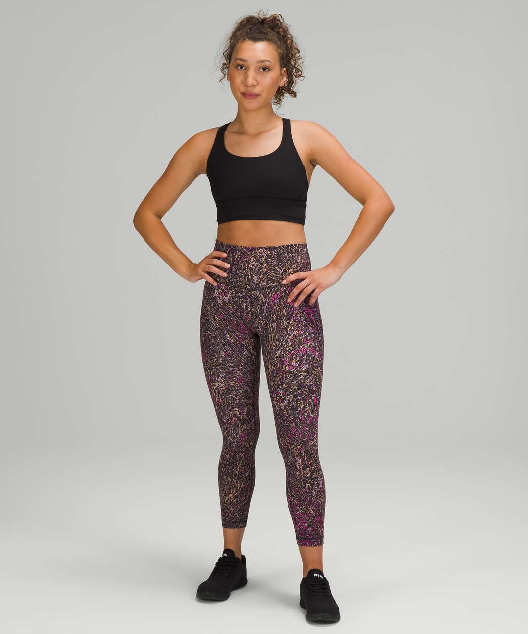 Lululemon Wunder Train High-Rise Crop with Pockets 23 - Brier Rose - lulu  fanatics