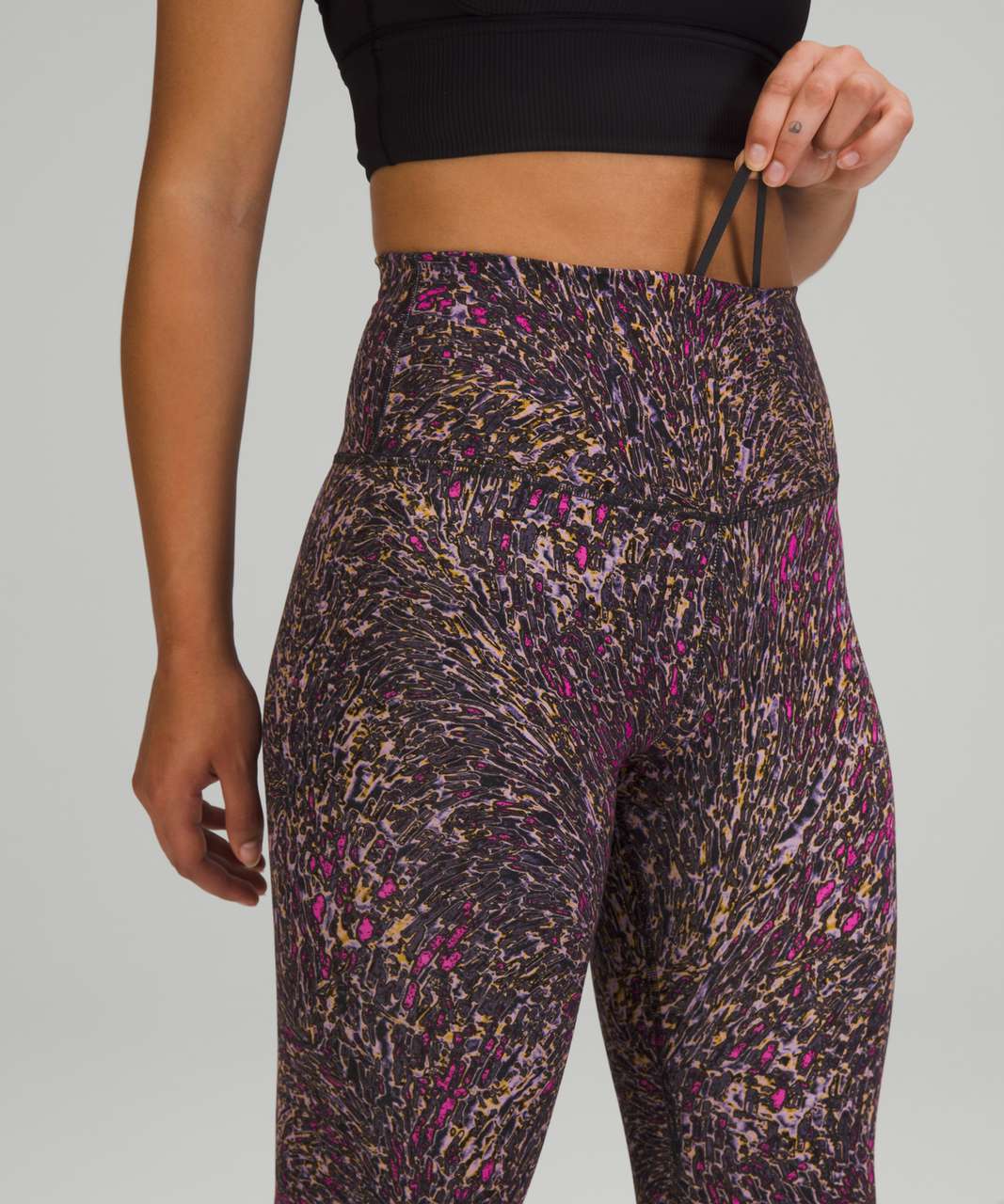 Lululemon Wunder Train High-Rise Crop 23" - Topography Multi