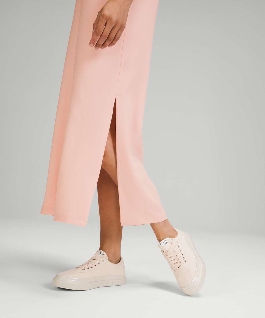 Lululemon V-Neck Midi Dress - Pink Mist