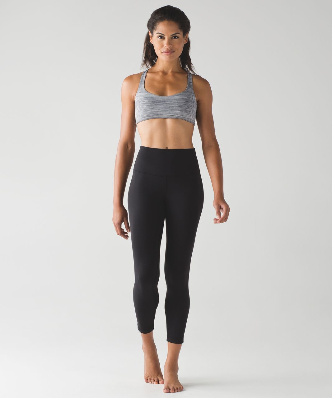 Lululemon Free To Be Bra (Wild) - Space Dye Camo Seal Grey Deep Coal