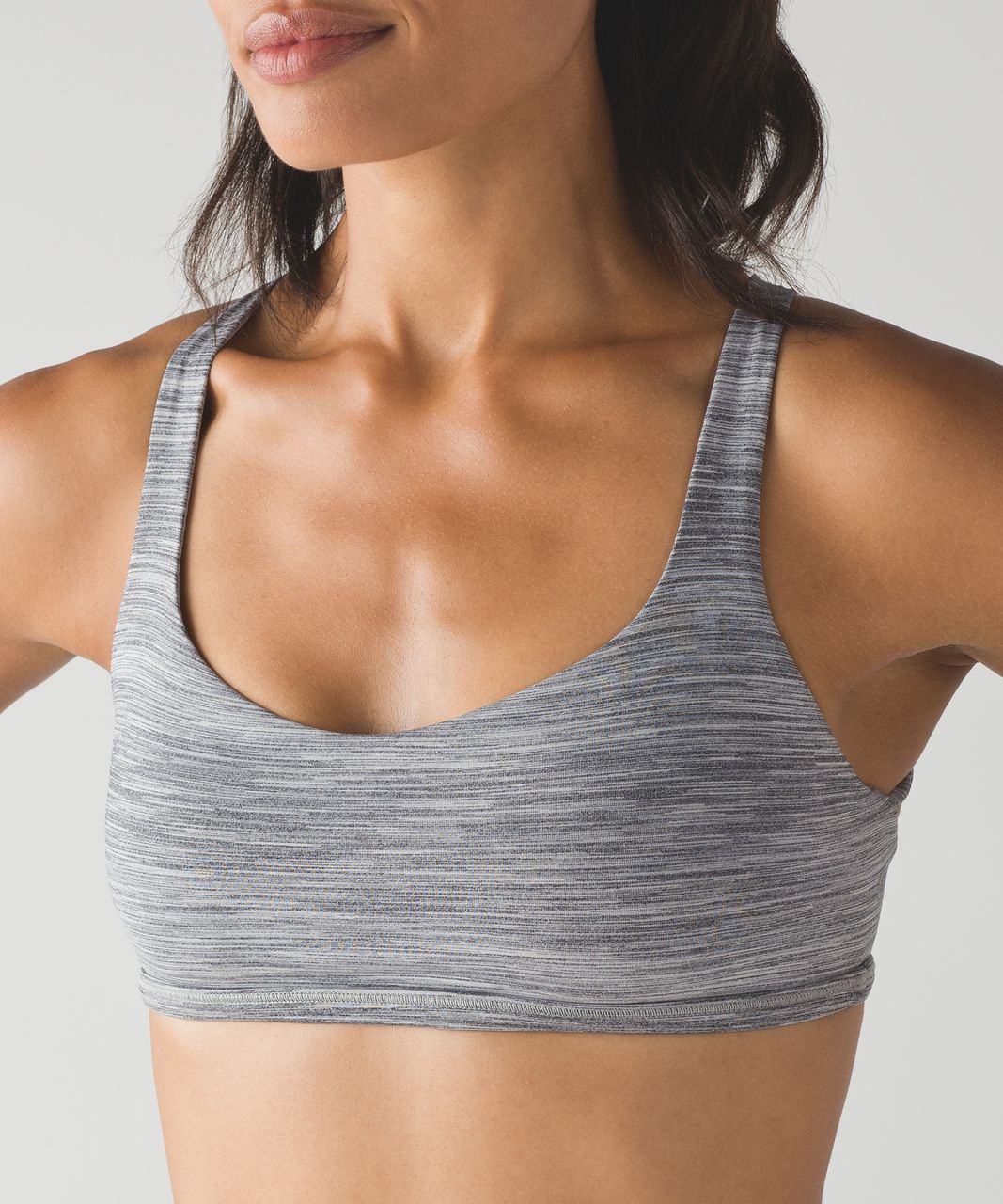 Lululemon Free To Be Bra (Wild) - Space Dye Camo Seal Grey Deep Coal