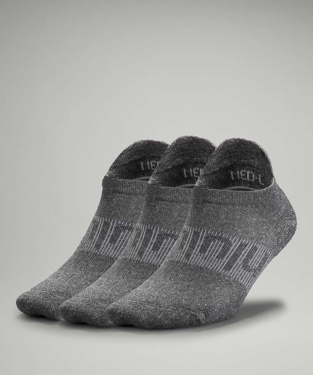 Lululemon Power Stride Tab Sock *3 Pack - Heather Grey / Heather Grey / Heather Grey