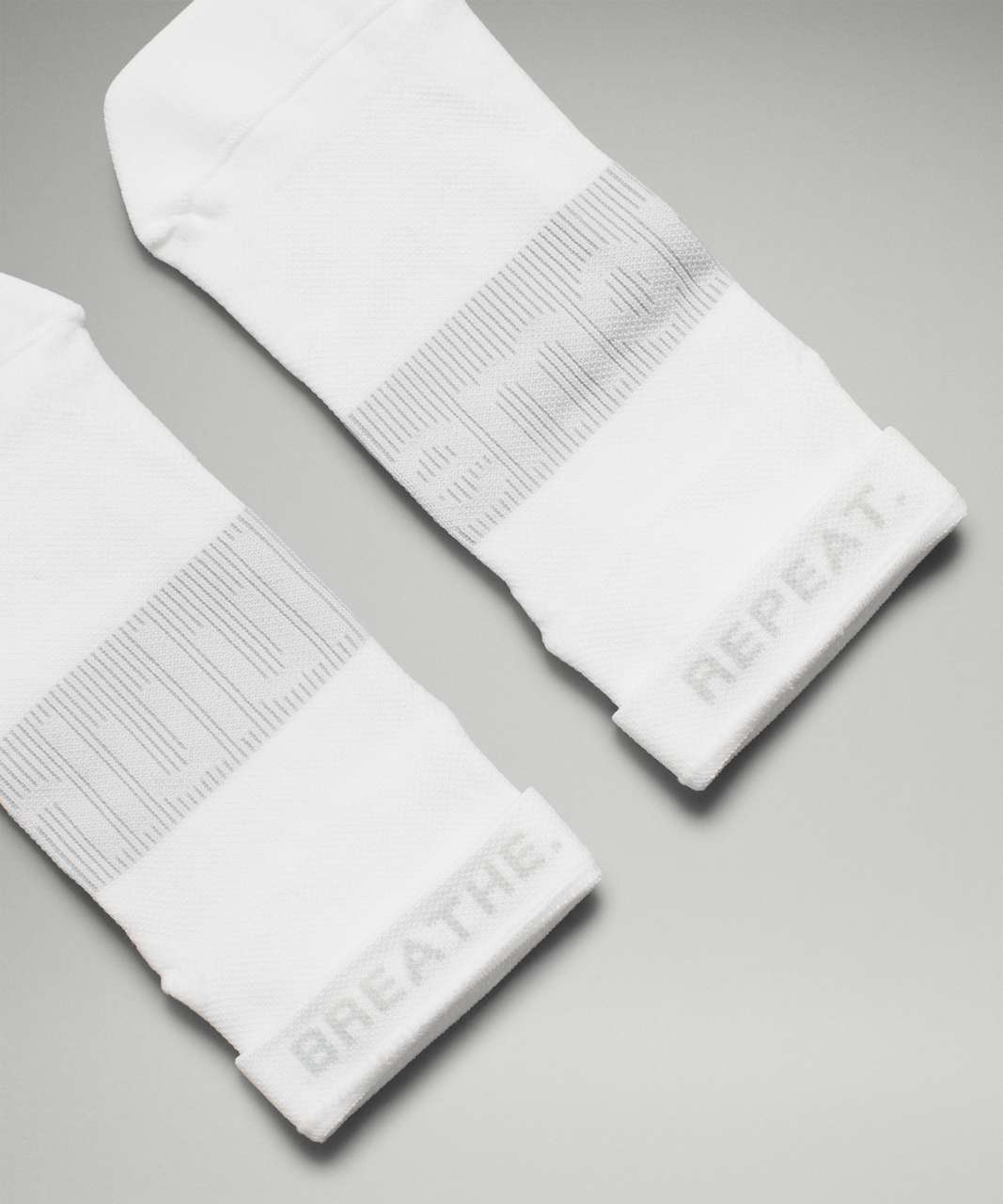 Lululemon Power Stride Ankle Sock *3 Pack - White / Heather Grey / Black