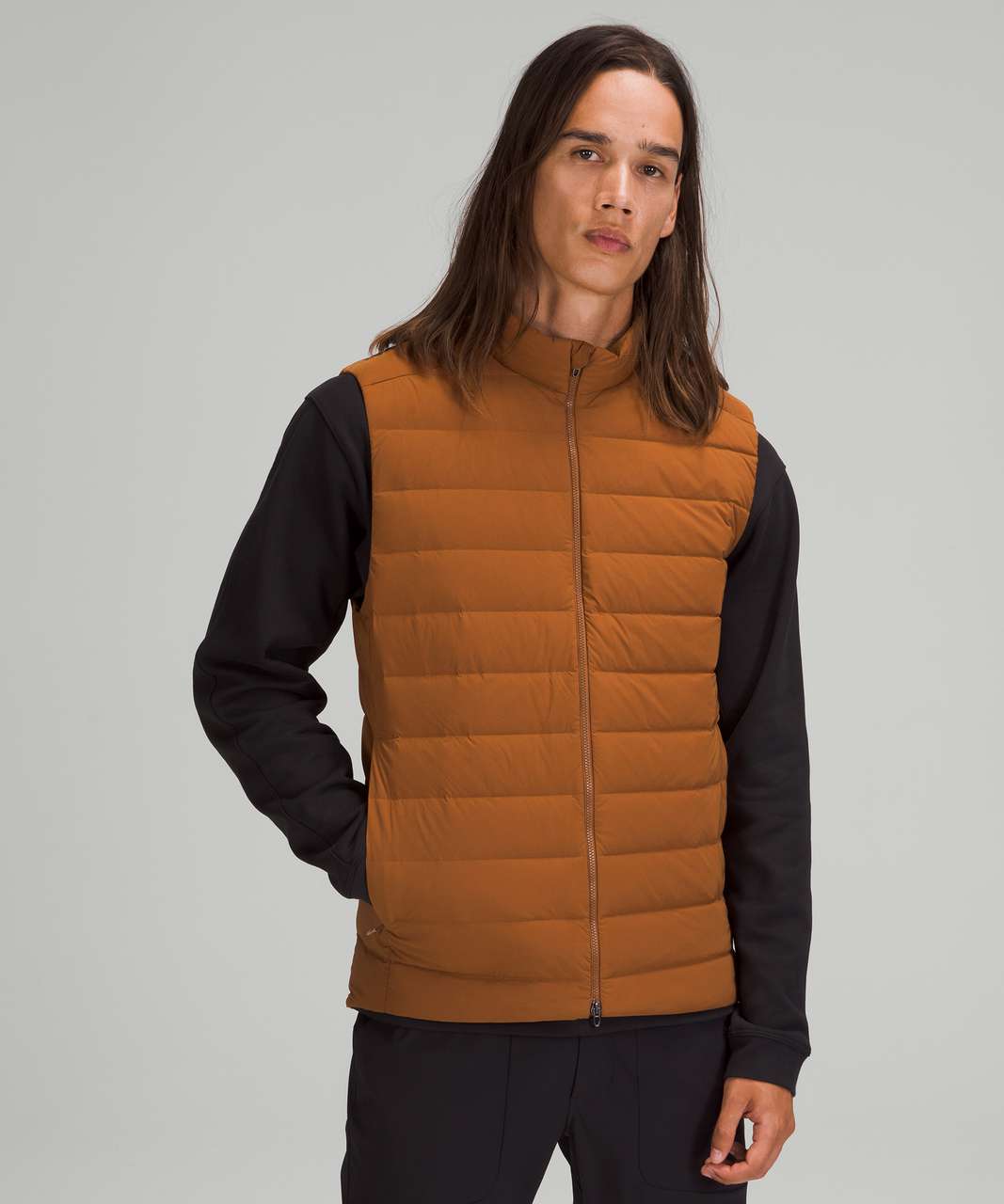 Lululemon Navigation Stretch Down Vest - Copper Brown