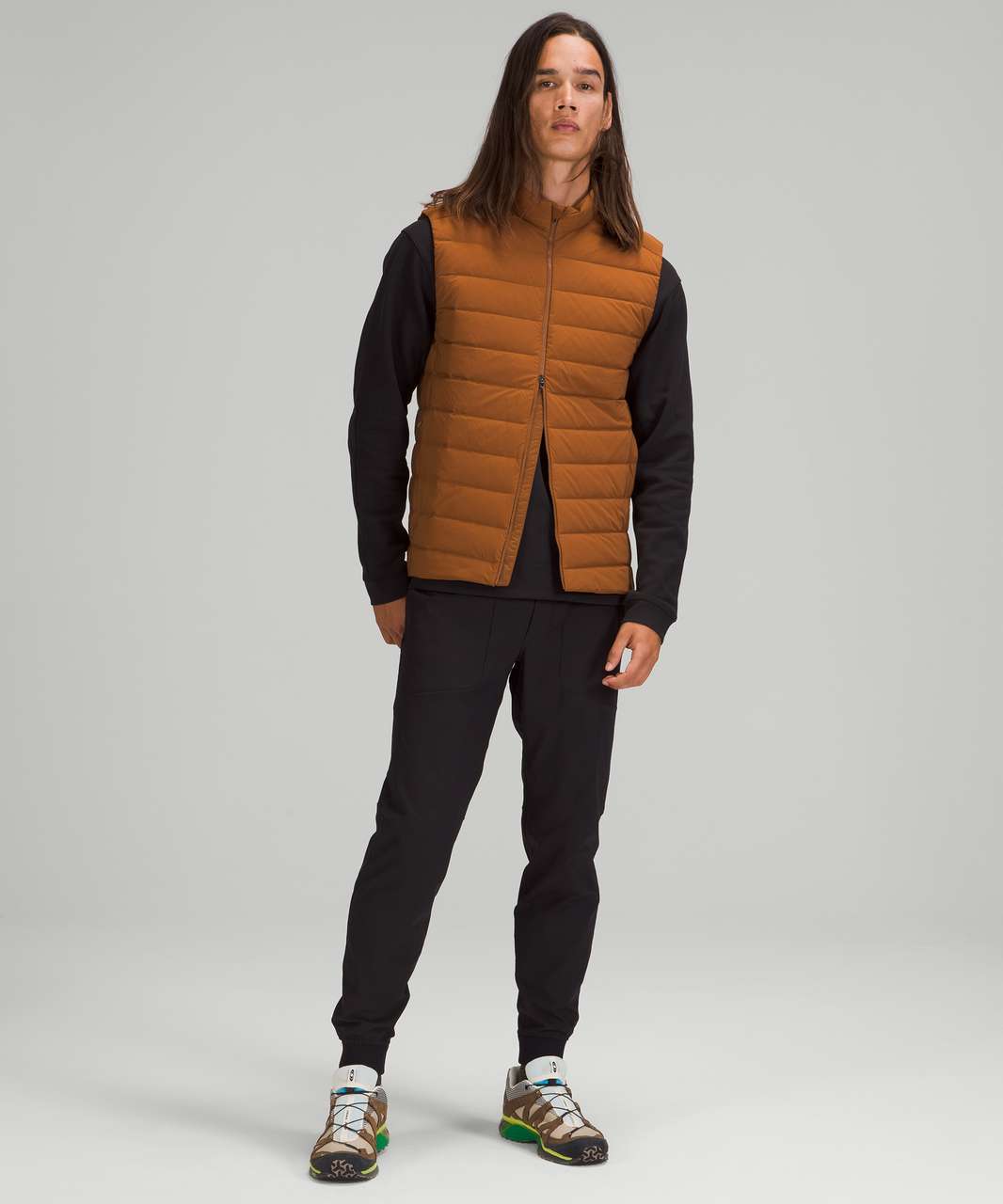 Lululemon Navigation Stretch Down Vest - Copper Brown