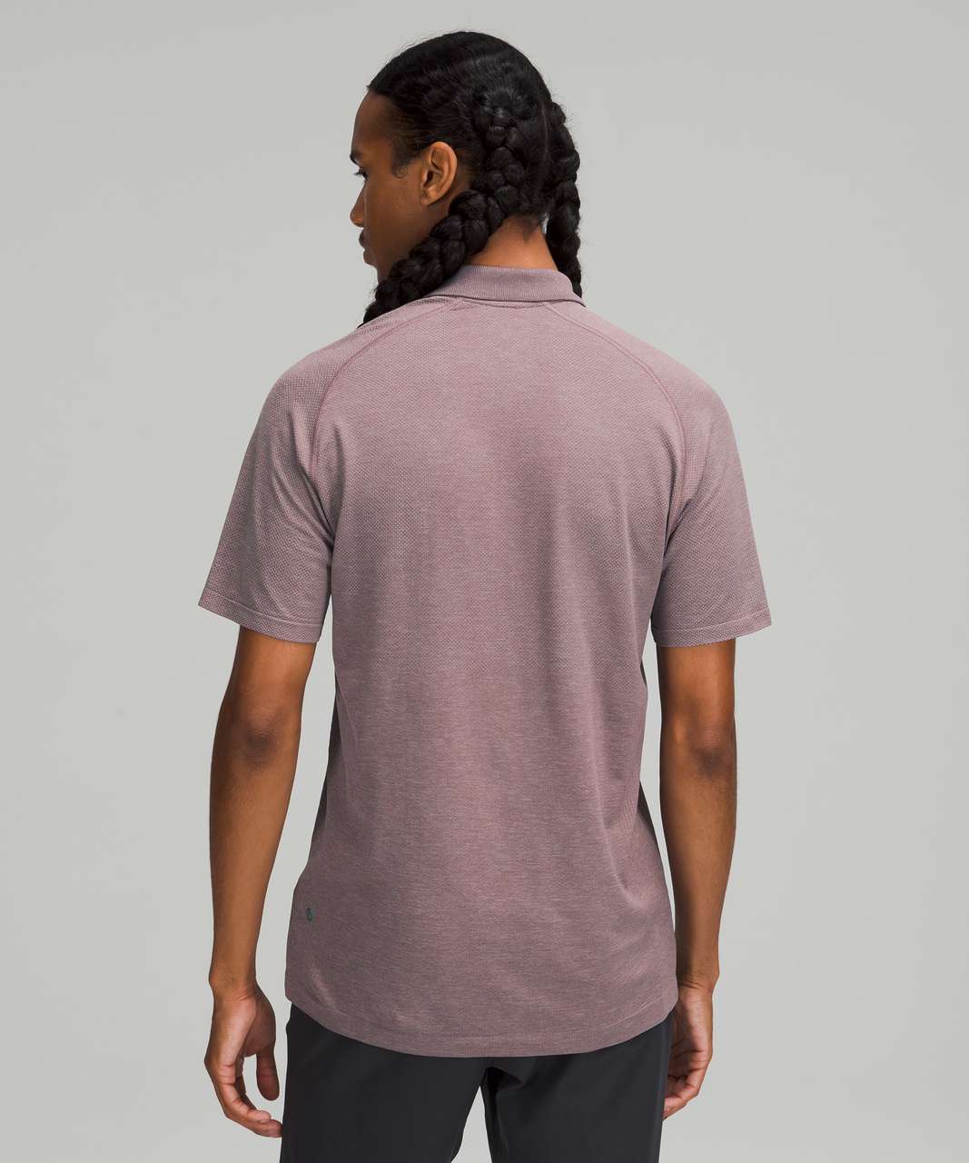 Lululemon Metal Vent Tech Polo Shirt 2.0 - Rhino Grey / Dusky Lavender