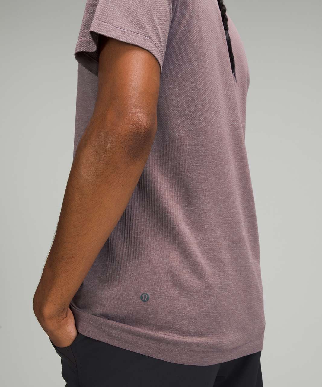 Lululemon Metal Vent Tech Polo Shirt 2.0 - Rhino Grey / Dusky Lavender