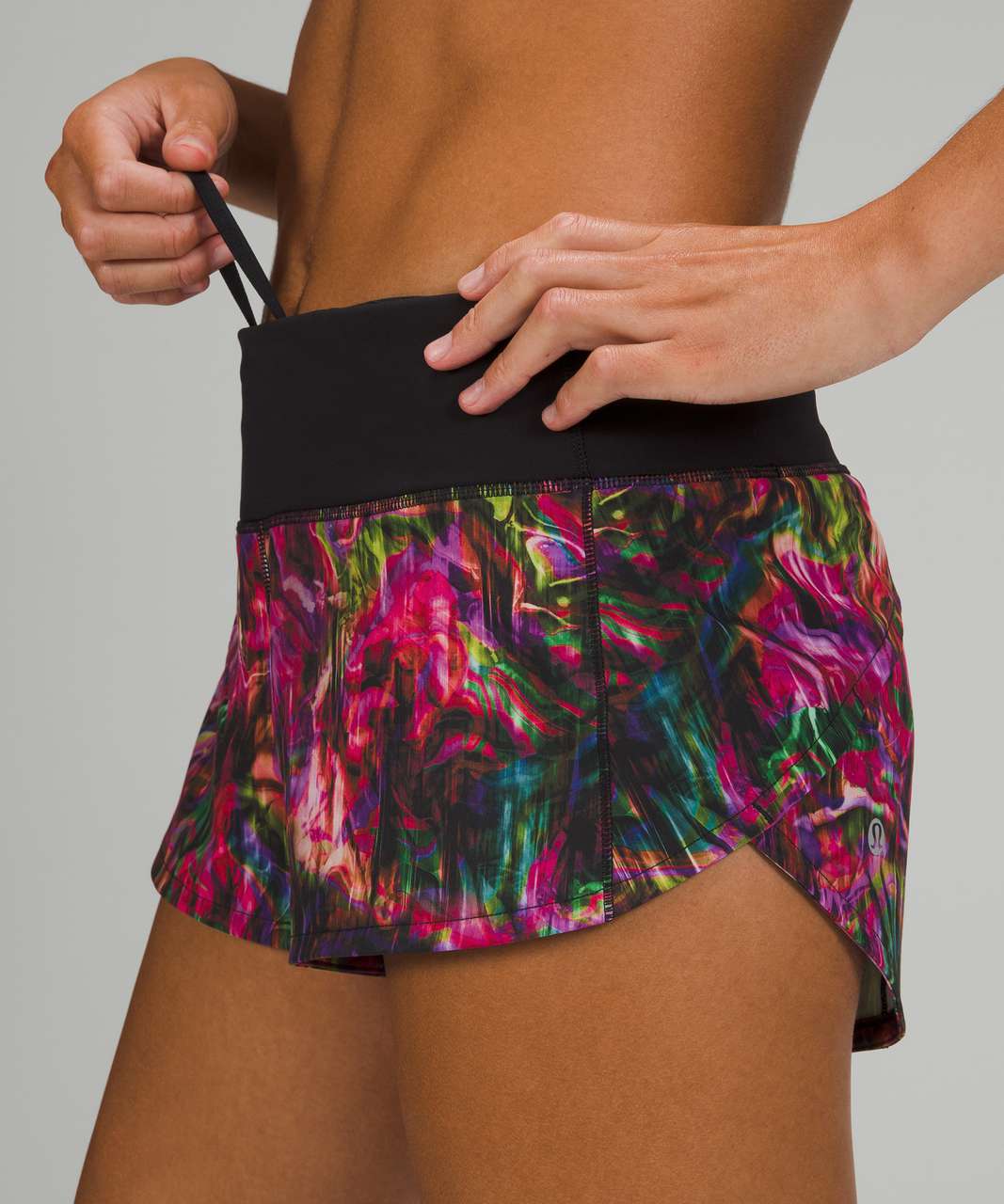 Lululemon Speed Up Low-Rise Short 2.5 - Hyper Flow Pink Multi