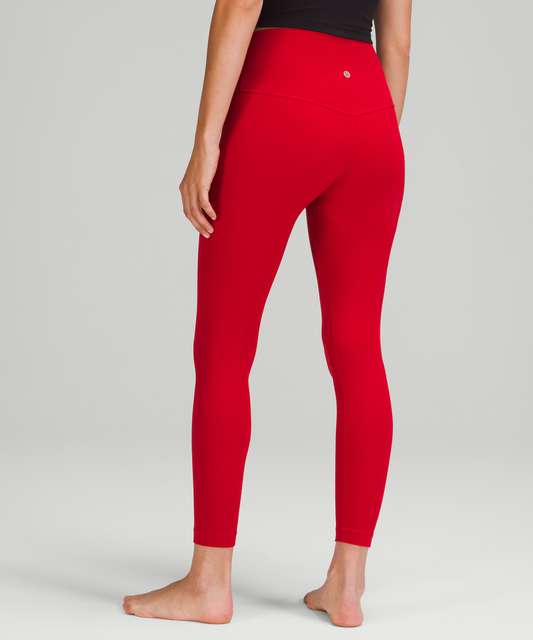 LULULEMON ALIGN PANT HR 7/8 25 Size 12 Spanish Rose SNHR ~SINGLE