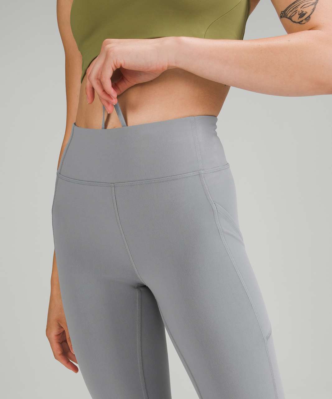 Lululemon Invigorate High-Rise Tight 25" - Rhino Grey