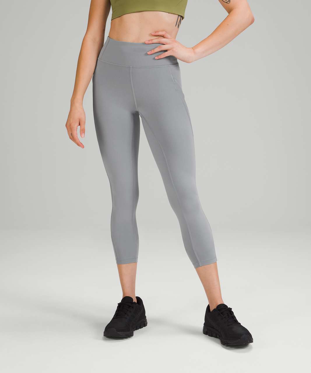 Got my heathered grey invigorate leggings in the mail today. Scored these  for $59 this week. So comfy! : r/lululemon