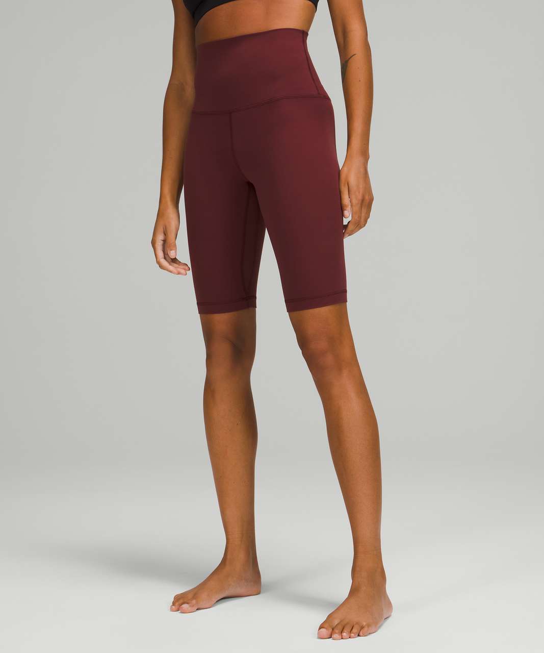 Lululemon Align Super High Rise Short *10" - Red Merlot