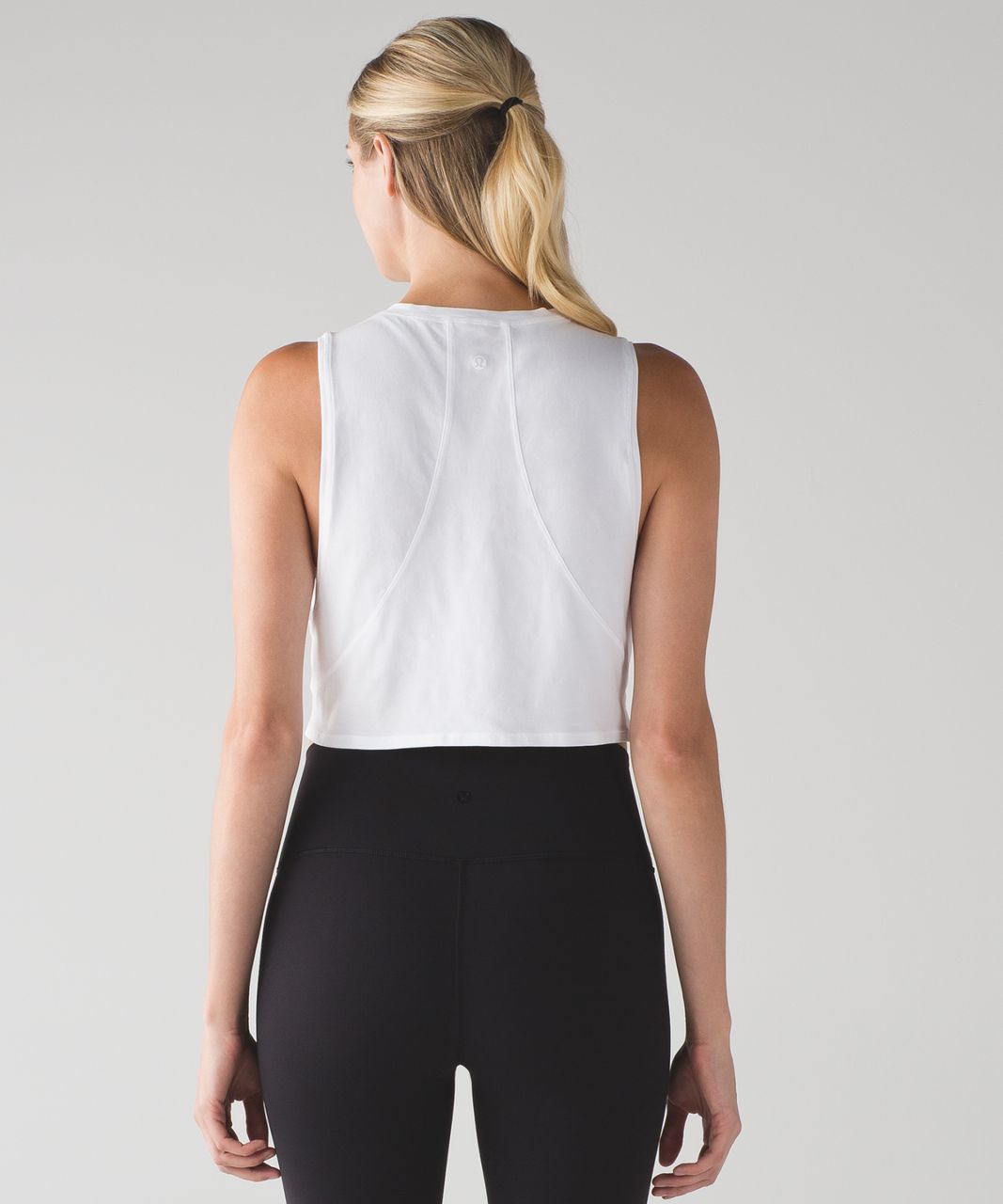 Lululemon Muscle Love Crop Tank Top *Tough - Rhino Grey - lulu