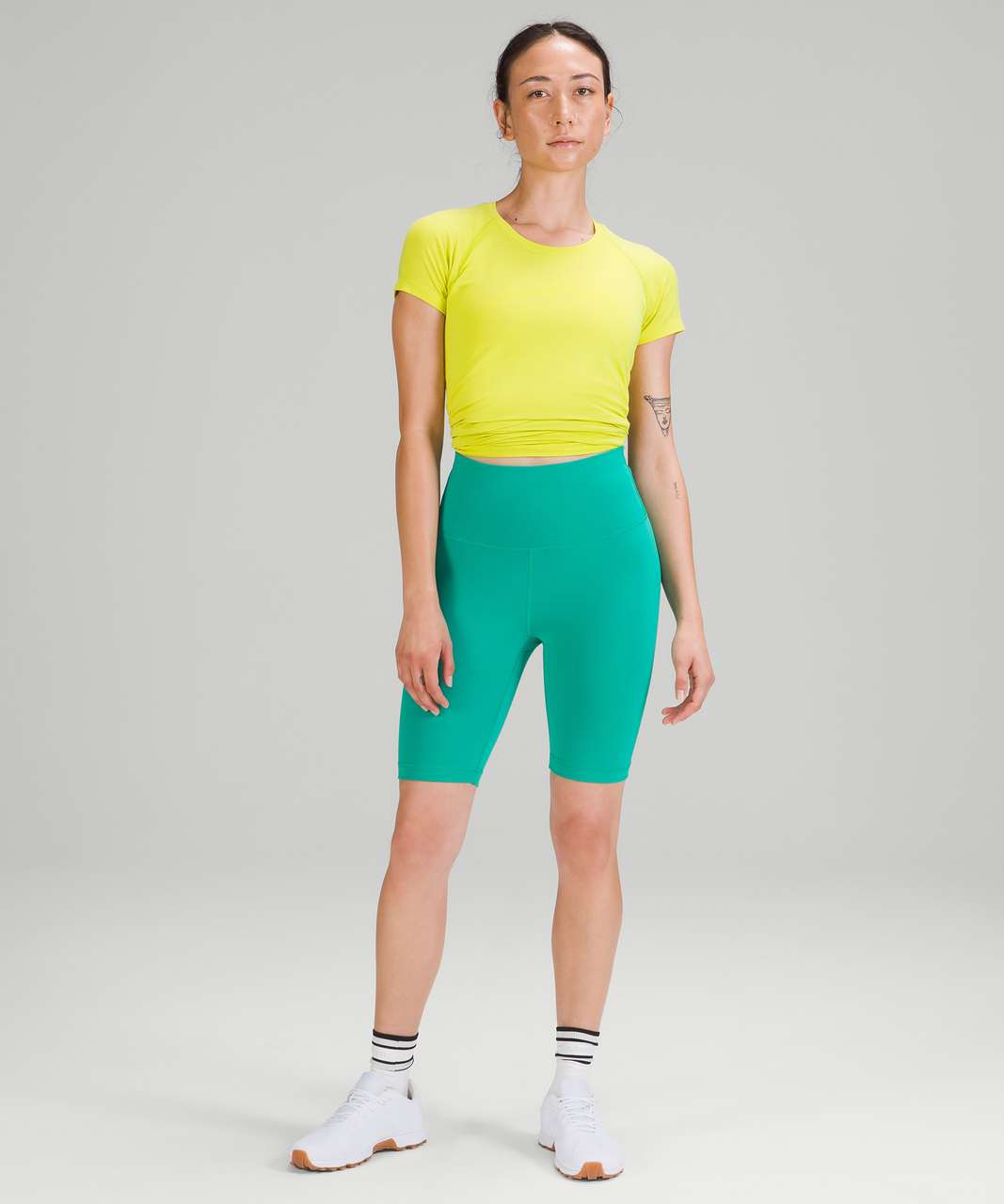 Lululemon Swiftly Tech Short Sleeve Shirt 2.0 - Yellow Serpentine / Yellow Serpentine