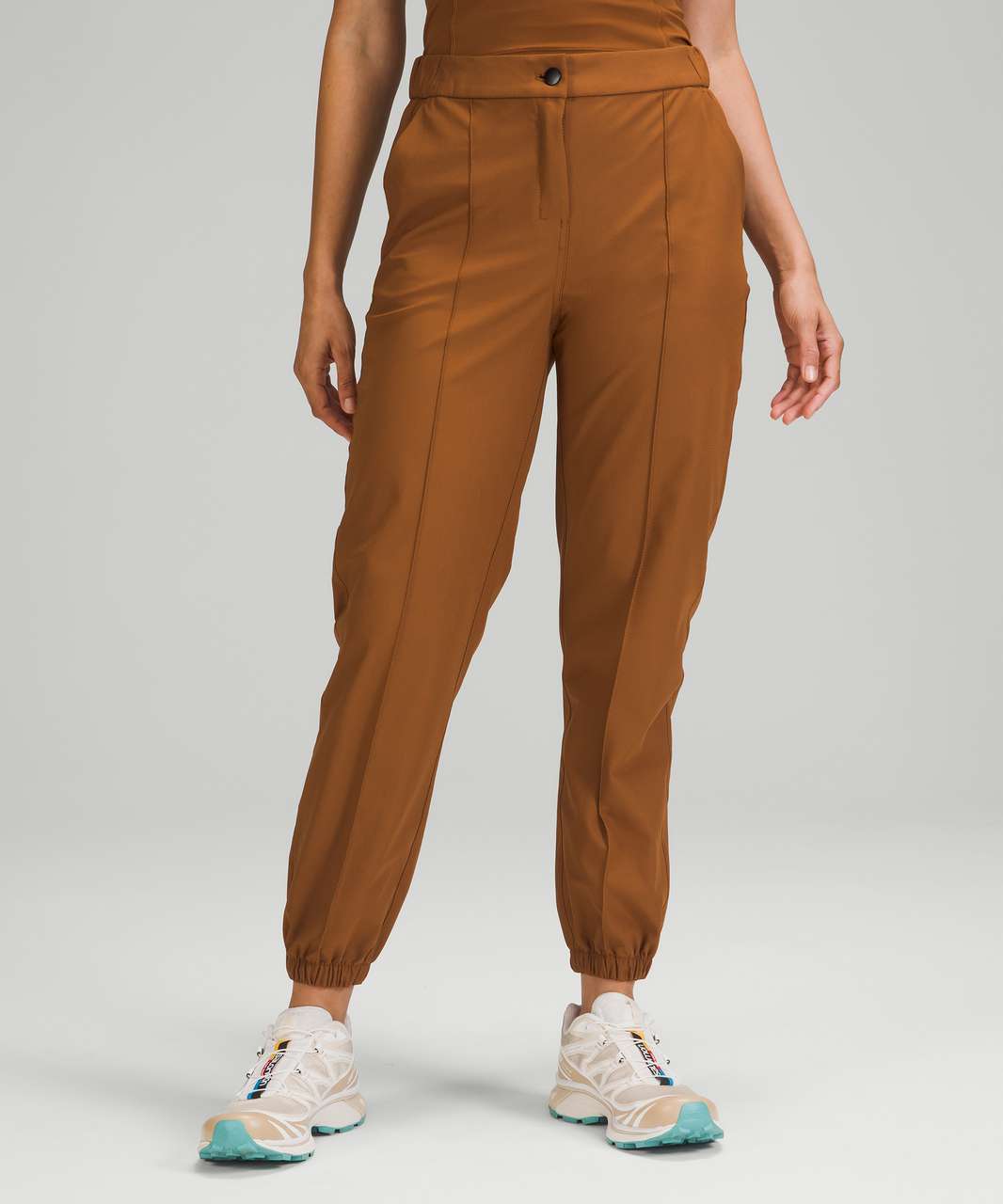 lululemon athletica, Pants & Jumpsuits, Lululemon Warpstreme High Rise 78  Jogger Spiced Chai