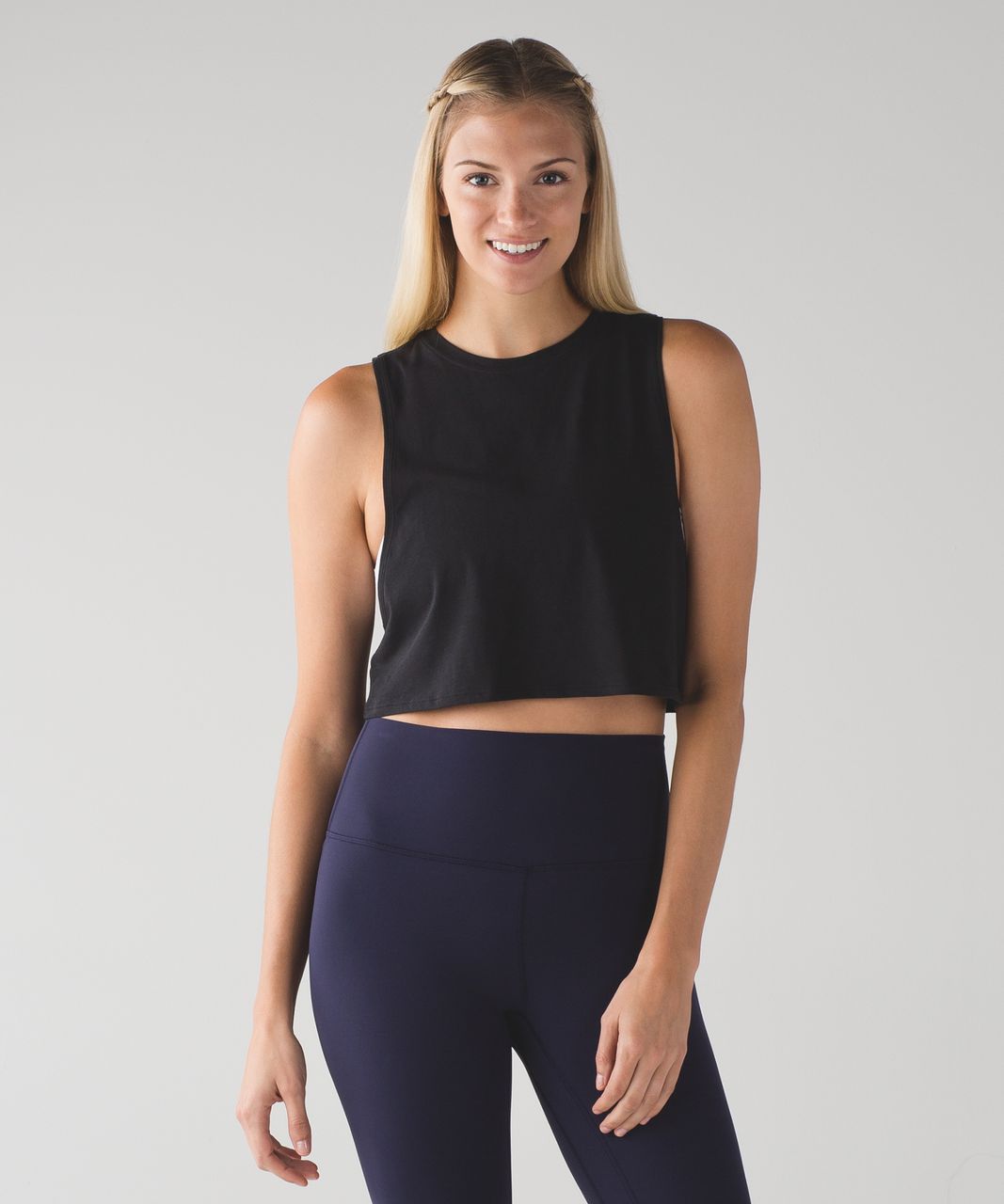 Lululemon Black Cropped Tank Top  International Society of Precision  Agriculture