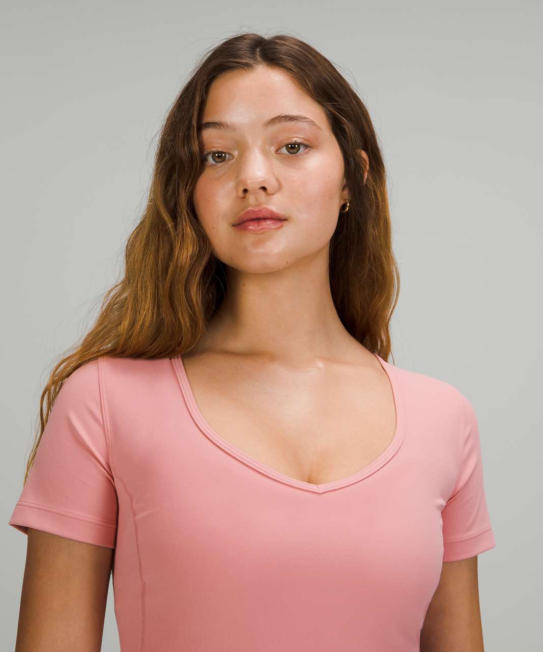 Lululemon Cates Tee pink puff, Women's Fashion, Activewear on