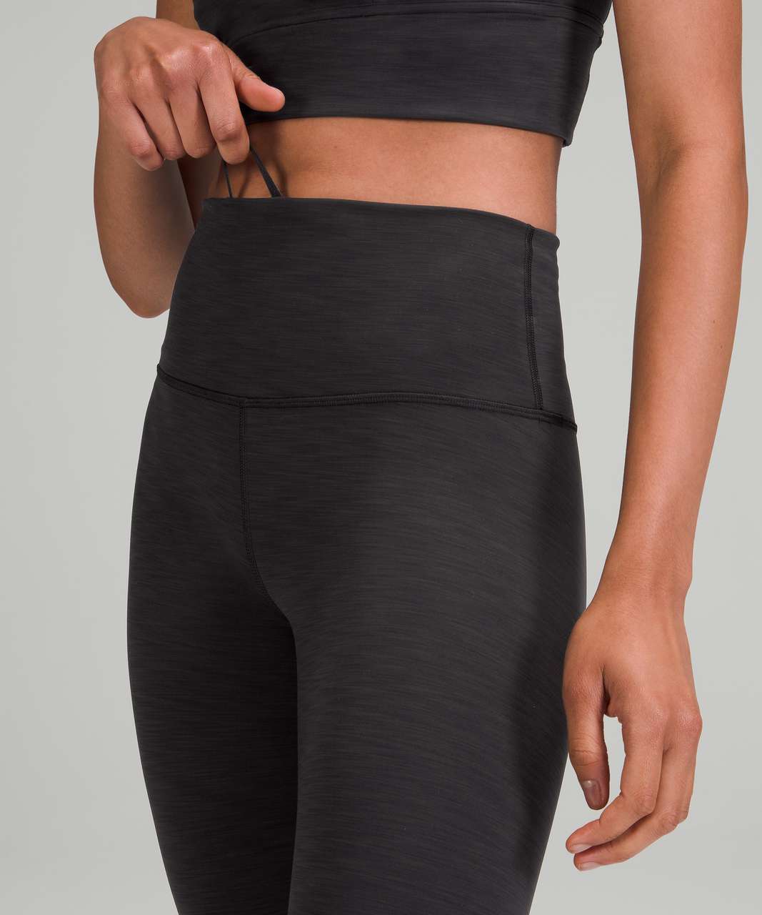 Lululemon Wunder Lounge Super High-Rise Tight 28 - Heathered Black - lulu  fanatics